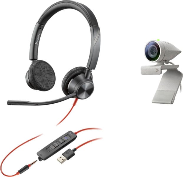 Over-Ear-Kopfhörer »Studio P5 USB HD Webcam Bundle mit Blackwire C3325«
