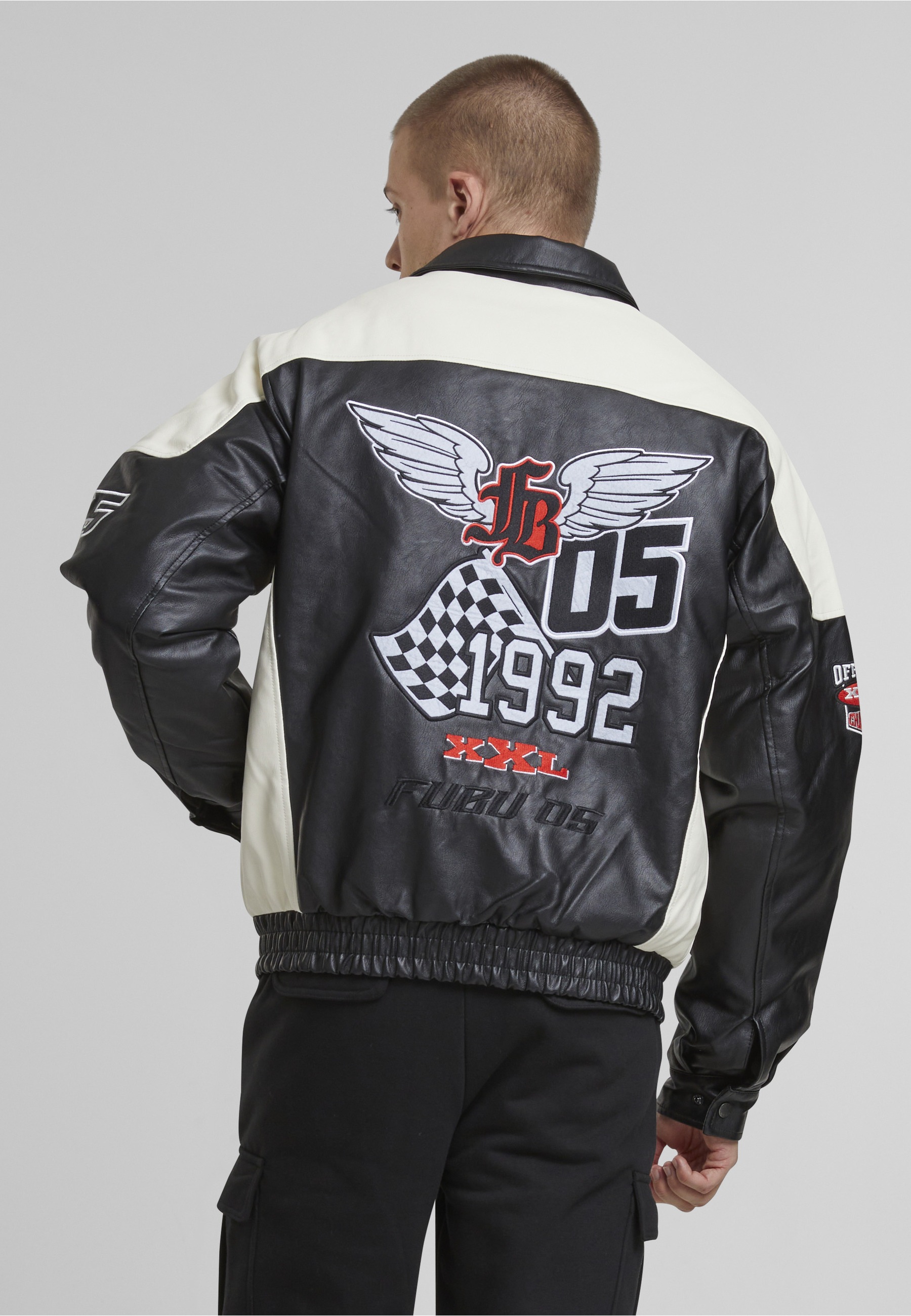 Fubu Collegejacke »Fubu FM243-001-1 Fubu Corporate Jacket« 1 Stk. tlg. ohne Kapuze