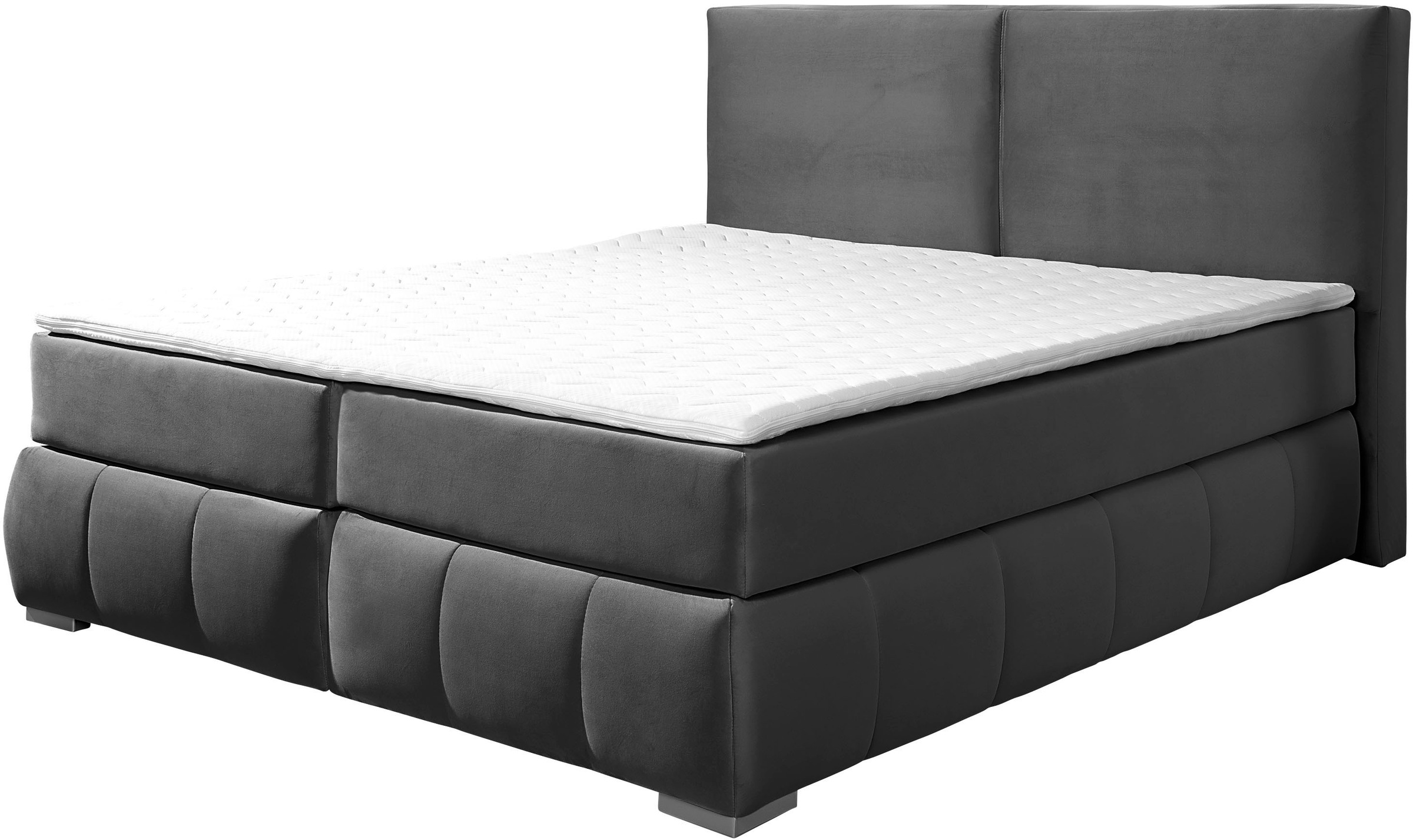 Home affaire Boxspringbett "Wehma" inkl. Topper in 3 verschiedenen Matratze günstig online kaufen