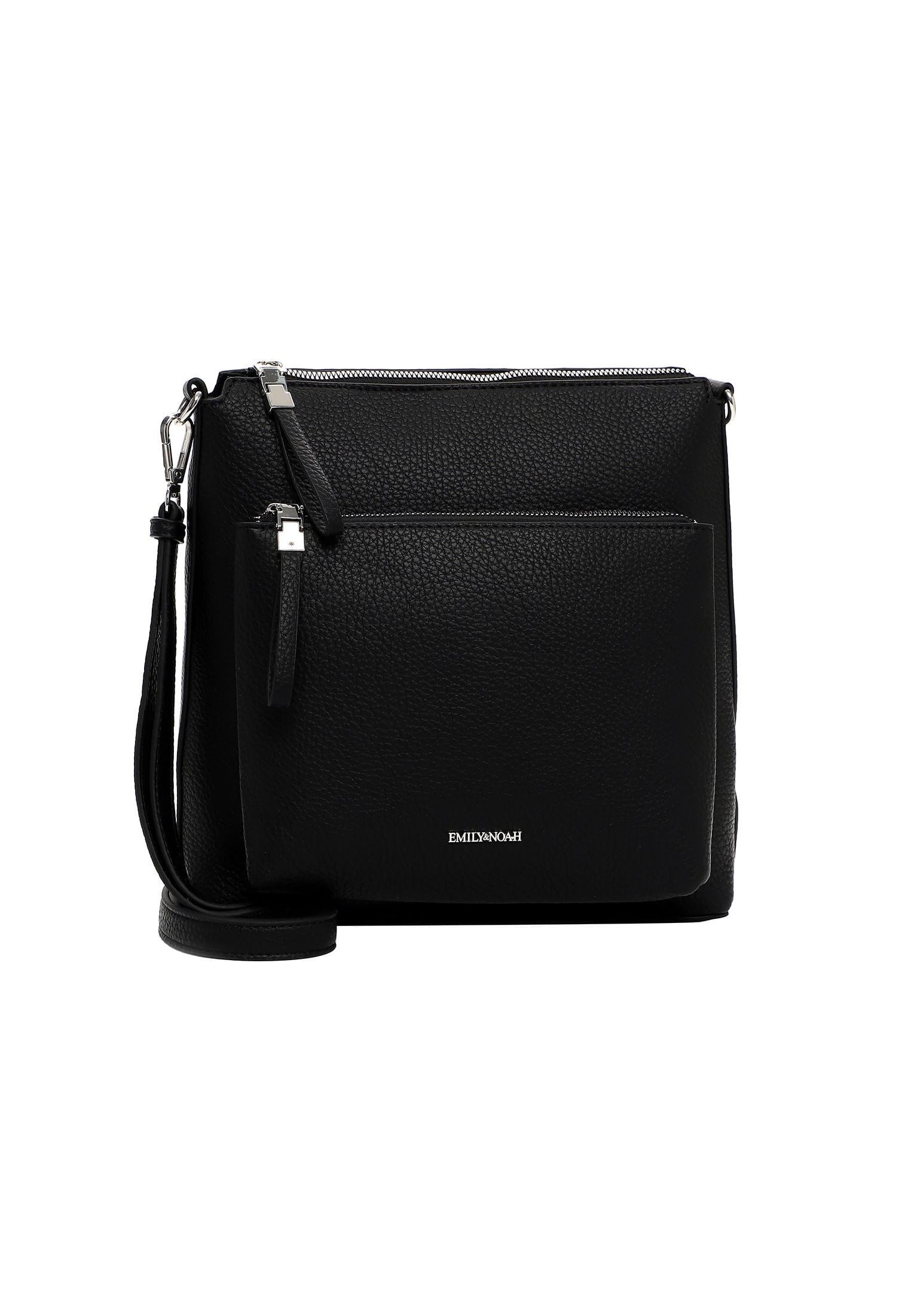 EMILY & NOAH Damen Umhängetasche "Umhängetasche E&N Harisa", schwarz, Polyurethan, Taschen