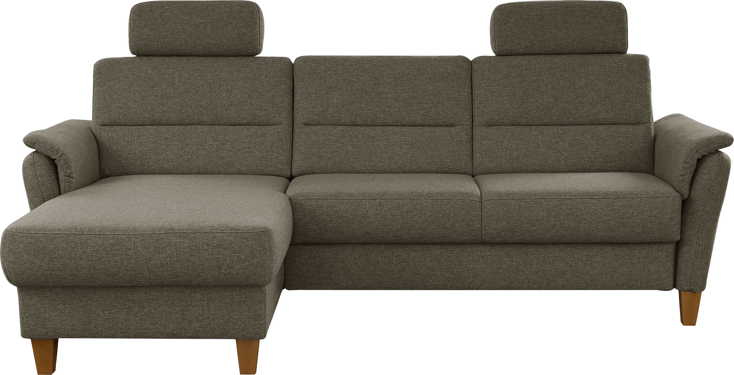 Home affaire Ecksofa "Palmera L-Form, B: 244 cm - OTTO. Verlässliche Qualität." optional Schlaffunktion & Bettkasten, Federkern