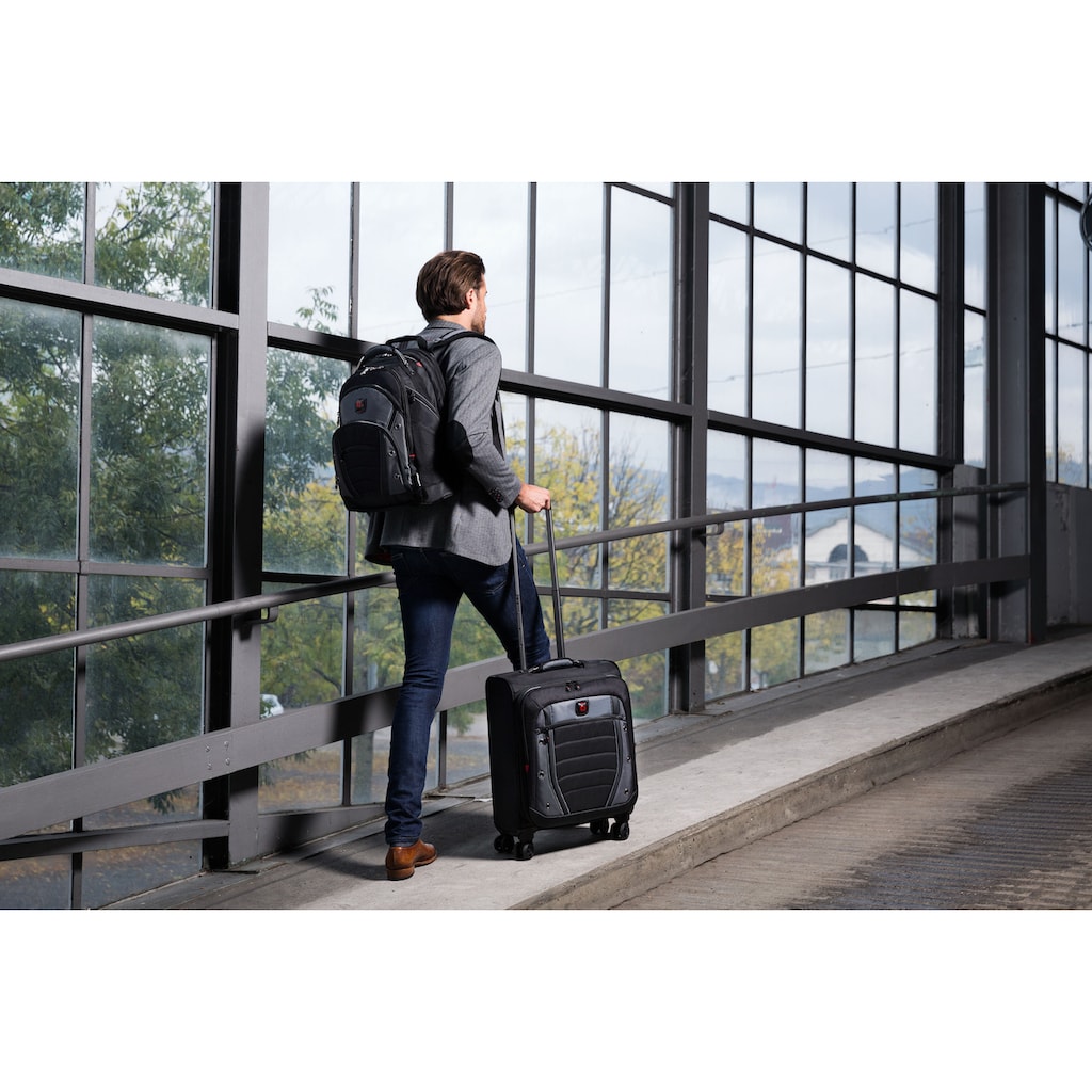 Wenger Laptoprucksack »Synergy, schwarz/grau«