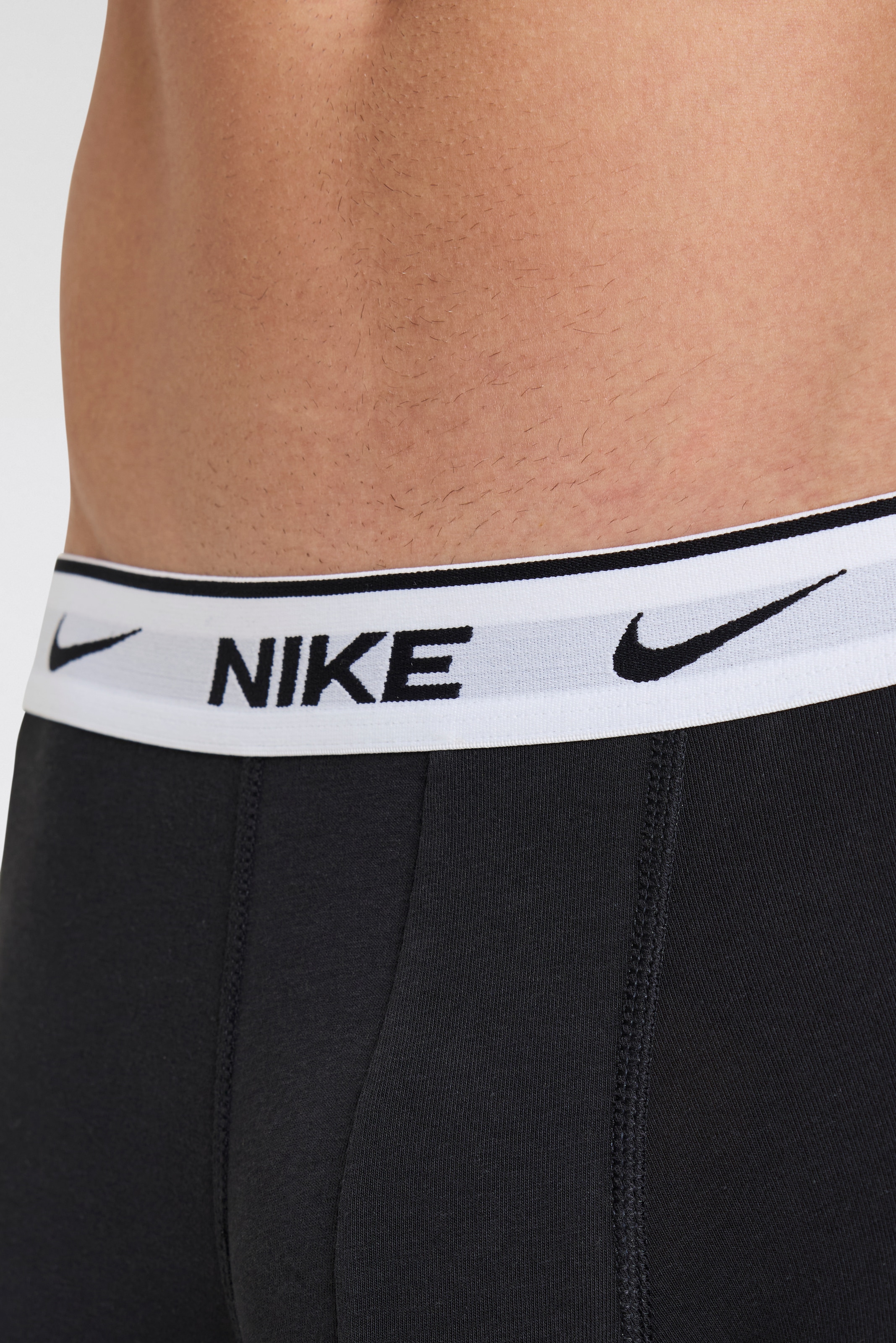 NIKE Underwear Trunk »Nike Dri-FIT Essential Cotton Stretch«, (Set, 3 St., 3er-Pack), mit Logo auf dem Taillenbund