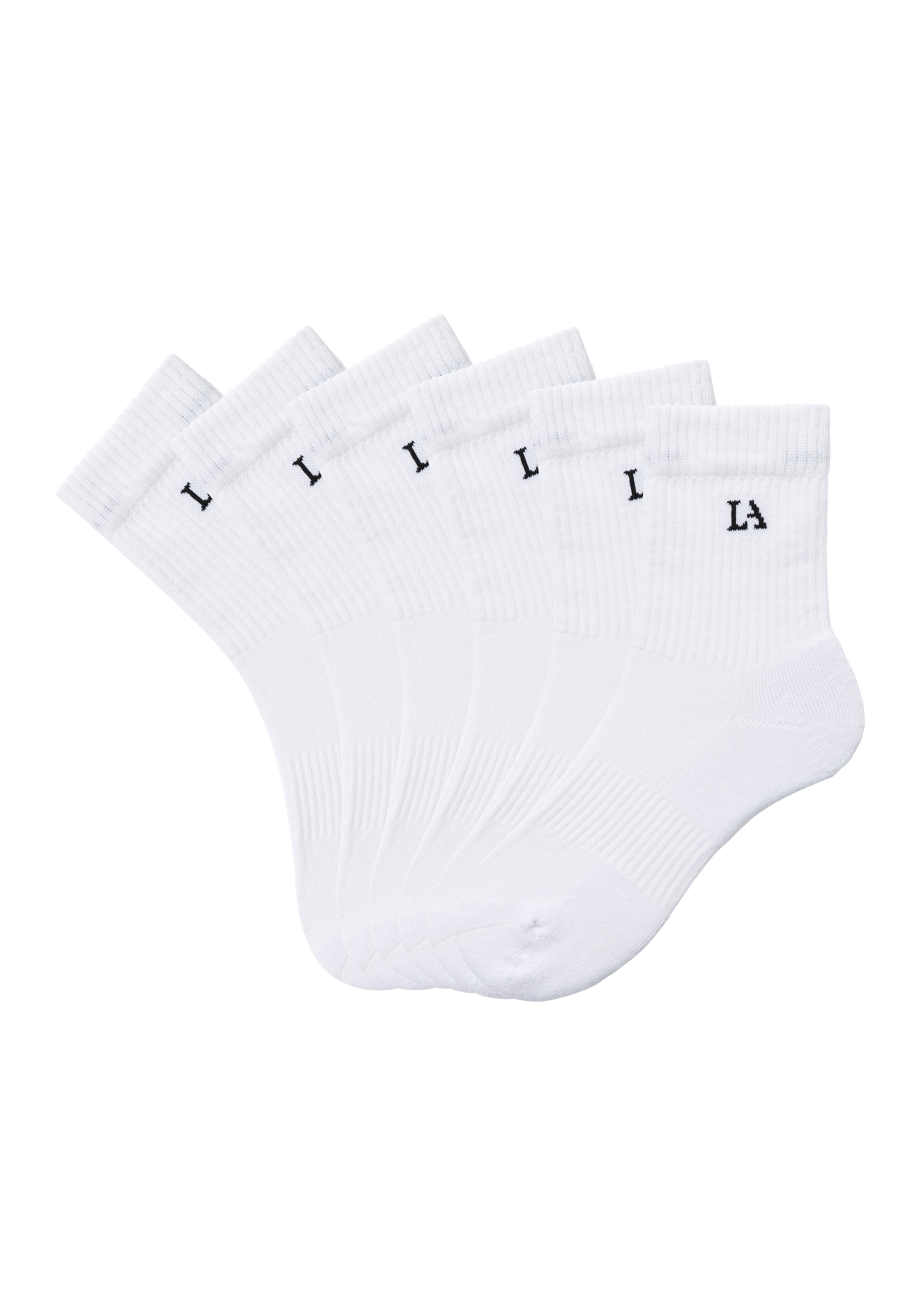 LASCANA ACTIVE Tennissocken, (Packung), mit Frotteé