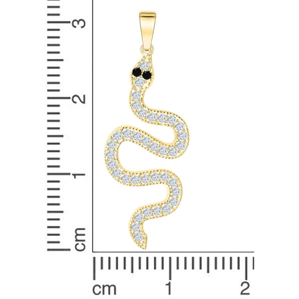 Firetti Kettenanhänger »Schmuck Geschenk Gold 375 Halsschmuck Anhänger Schlange«