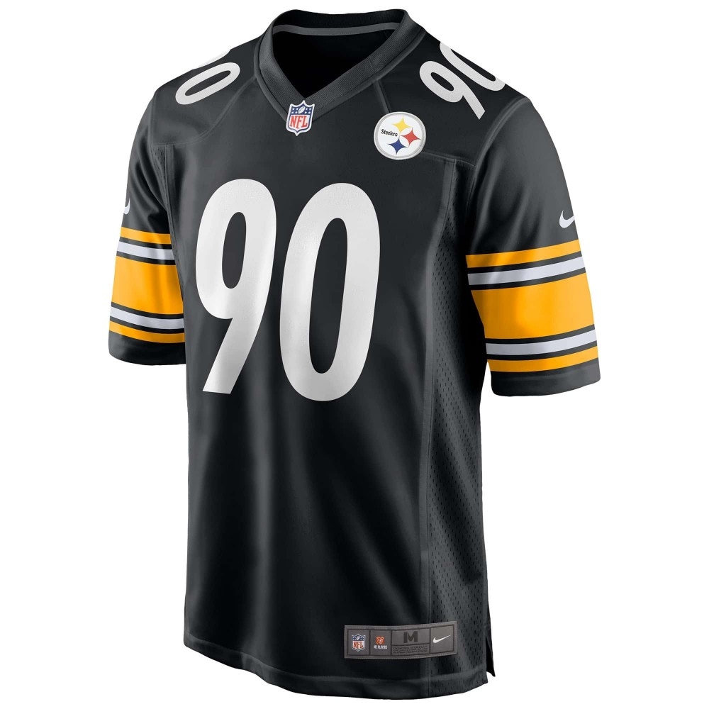 Nike Footballtrikot "Nike Trikot Pittsburgh Steelers NFL Home Game Jersey Watt 90"