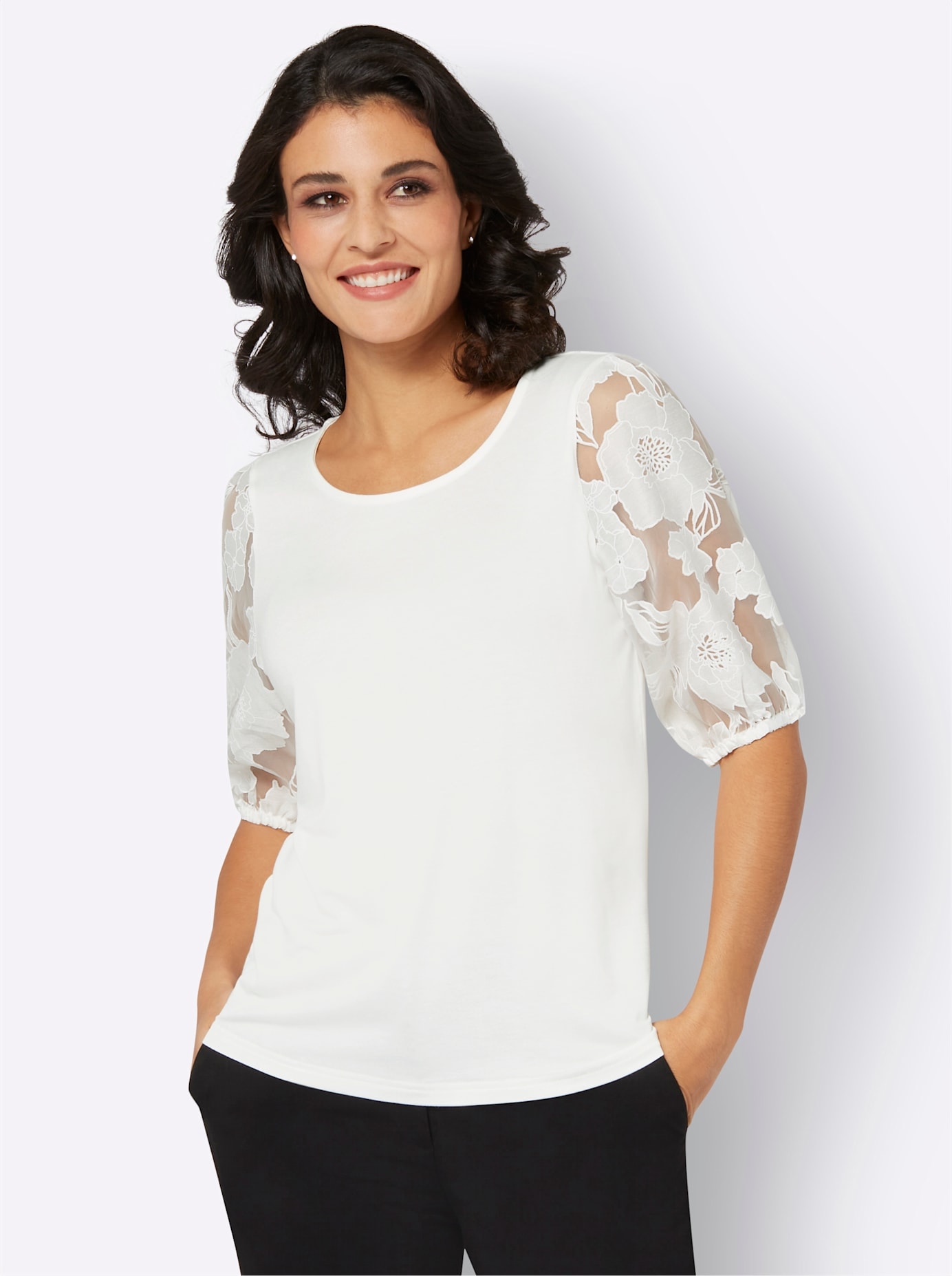creation L T-Shirt »Shirt«, (1 tlg.)