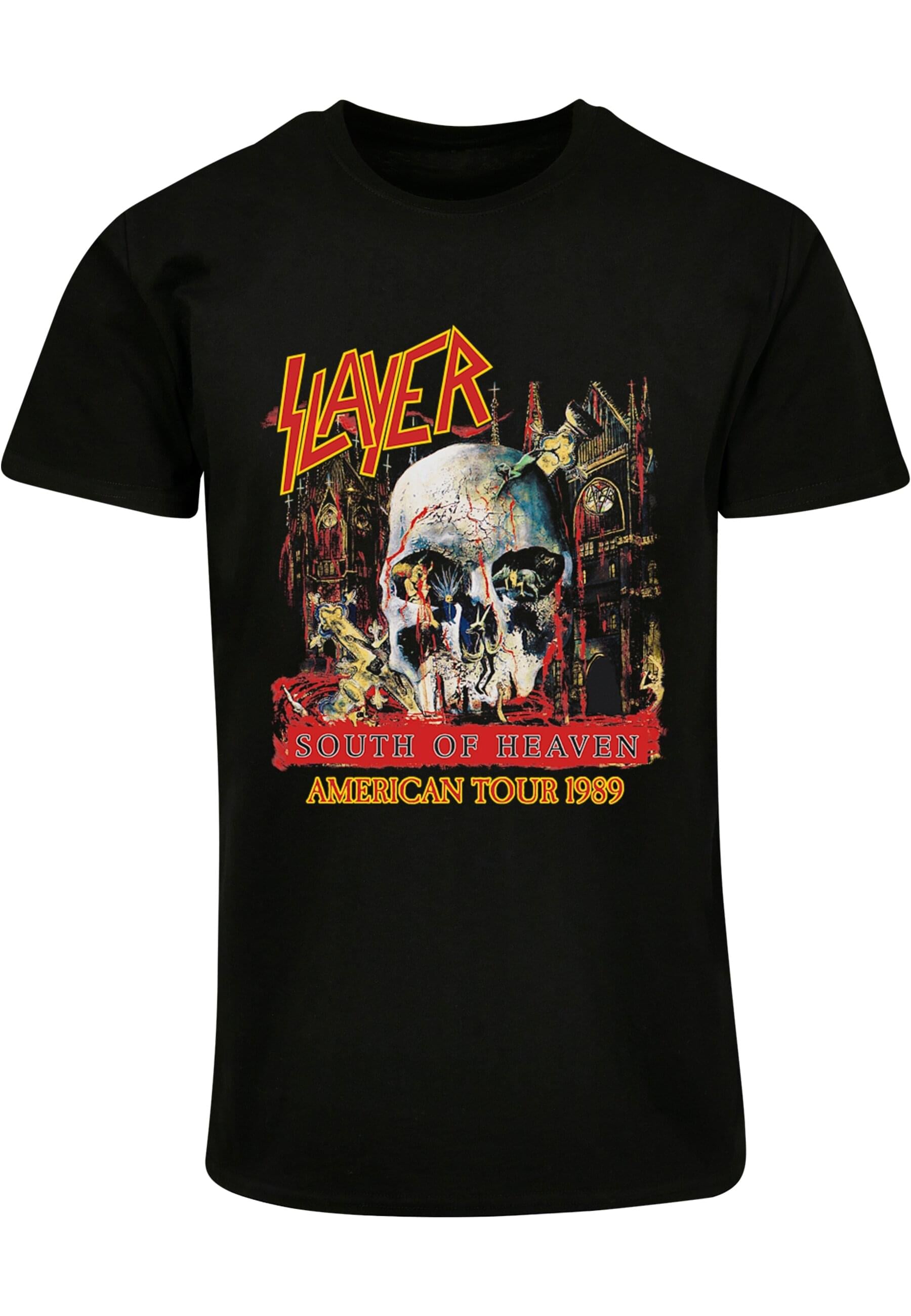 Merchcode T-Shirt "Merchcode Herren Slayer - South of Heaven Basic T-Shirt" günstig online kaufen