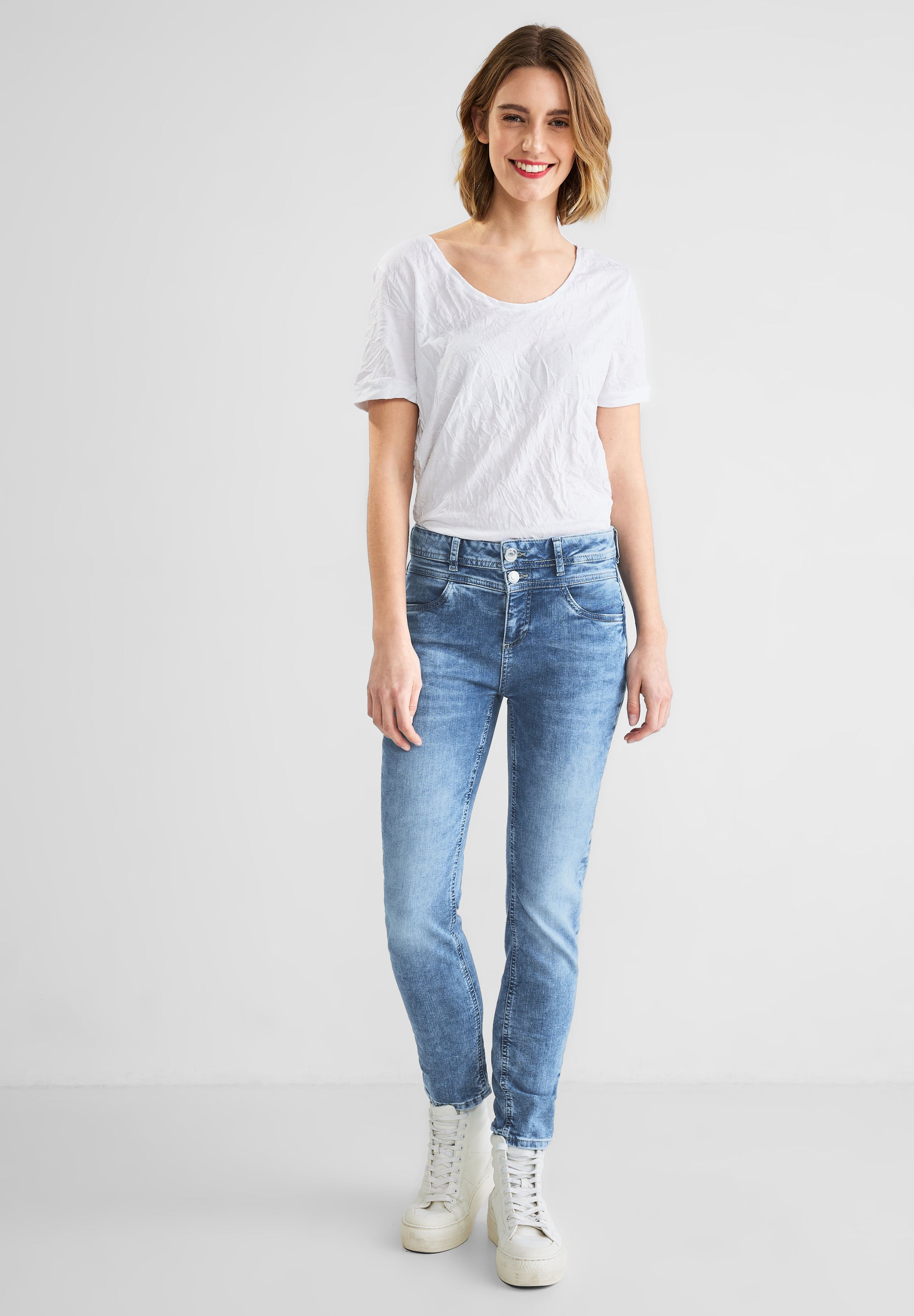 STREET ONE Slim-fit-Jeans, 4-Pocket Style