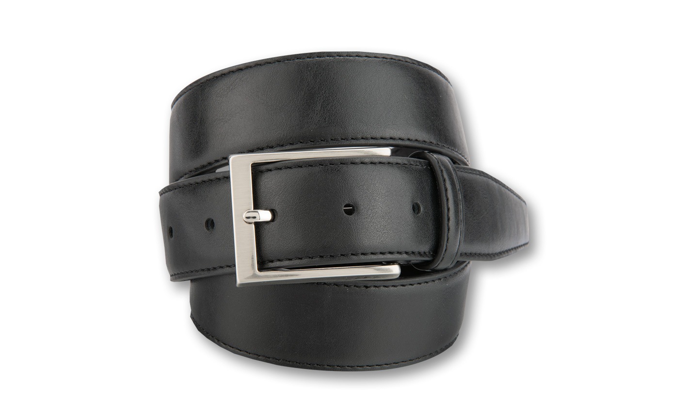 BERND GÖTZ Ledergürtel "Ledergürtel mit getönten Kanten und abgenäht" günstig online kaufen