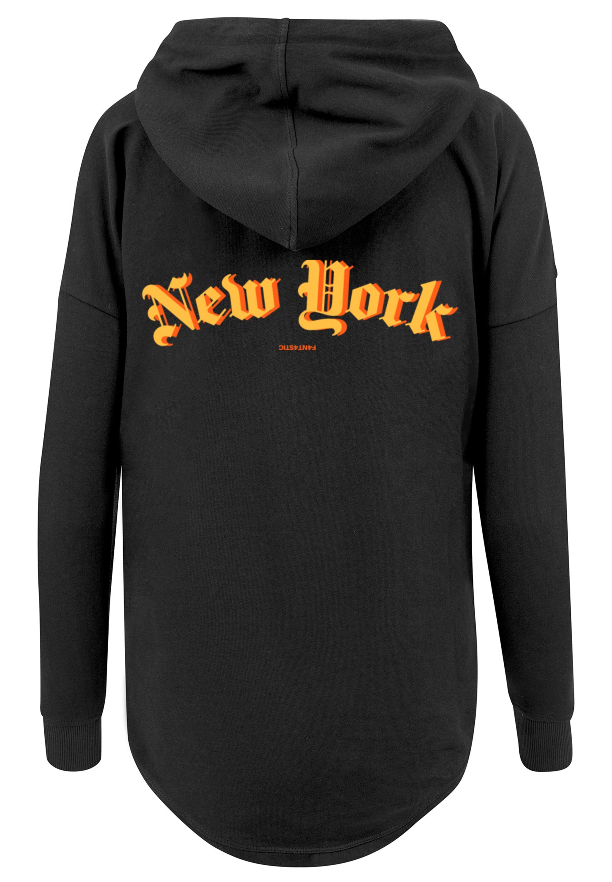 F4NT4STIC Kapuzenpullover »New York Orange OVERSIZE HOODIE«, Print