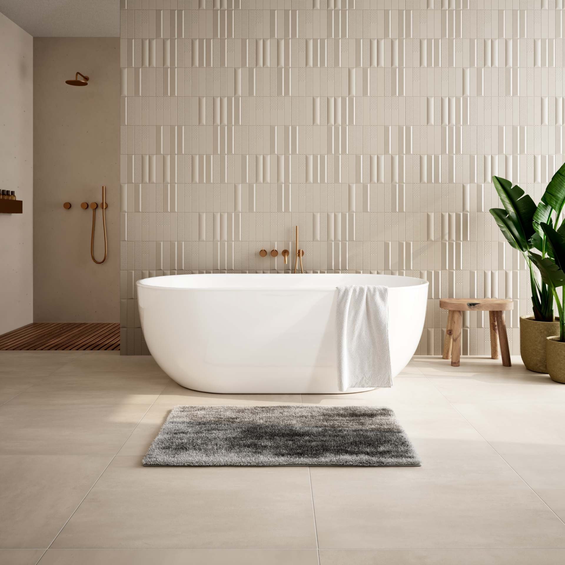 Grund Badematte »Elysia« Höhe 27 mm rutschhemmend beschichtet fußbodenheizungsgeeignet LUXURYSOFT-Flor, ultraweich & angenehm warm, 5 Jahre Garantie