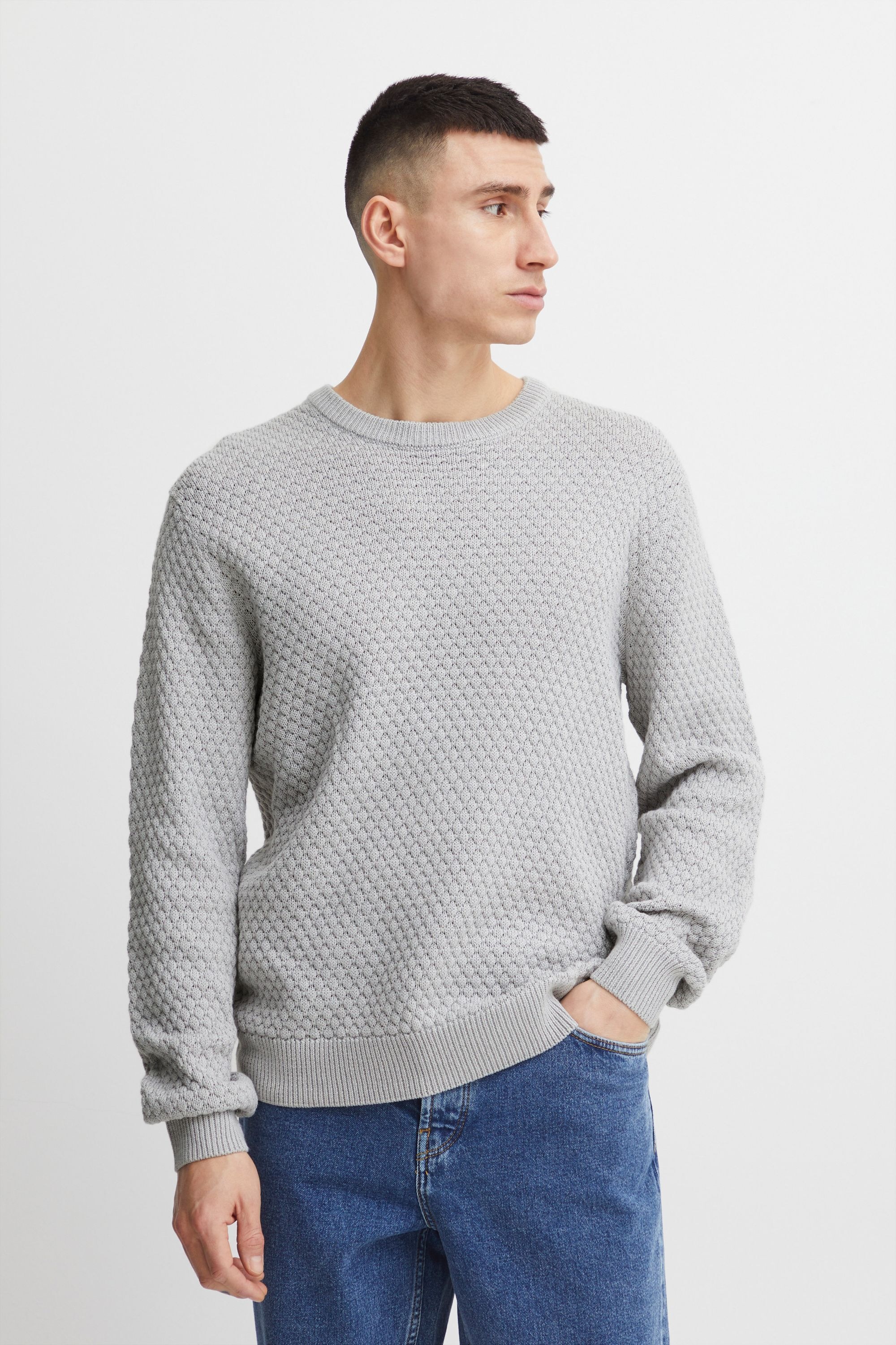 Solid Strickfleece-Pullover "Strickpullover SDClive" günstig online kaufen