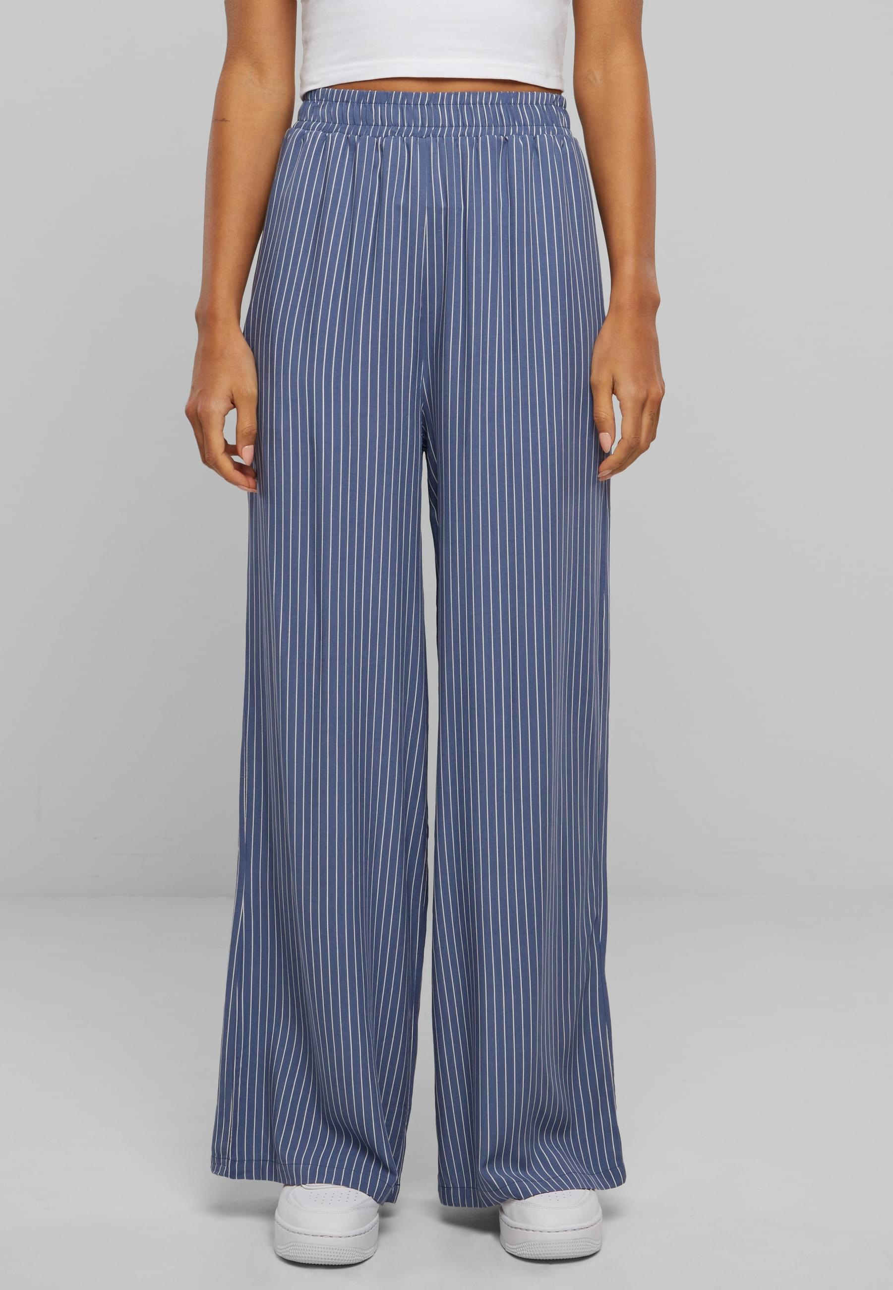 URBAN CLASSICS Stoffhose »Urban Classics Damen Ladies Viscose Resort Pants«, (1 tlg.)