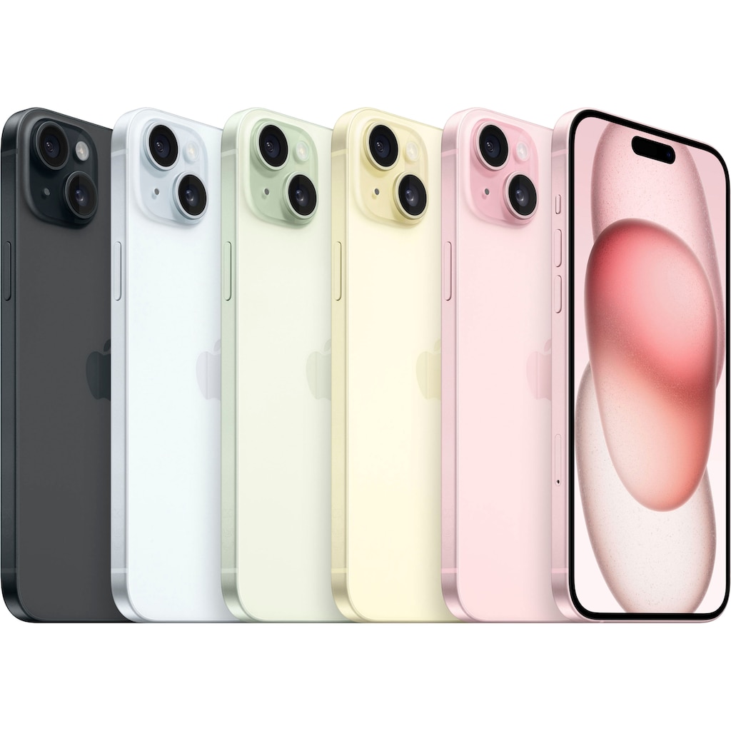 Apple Smartphone »iPhone 15 Plus 128GB«, rosa, 17 cm/6,7 Zoll, 128 GB Speicherplatz, 48 MP Kamera