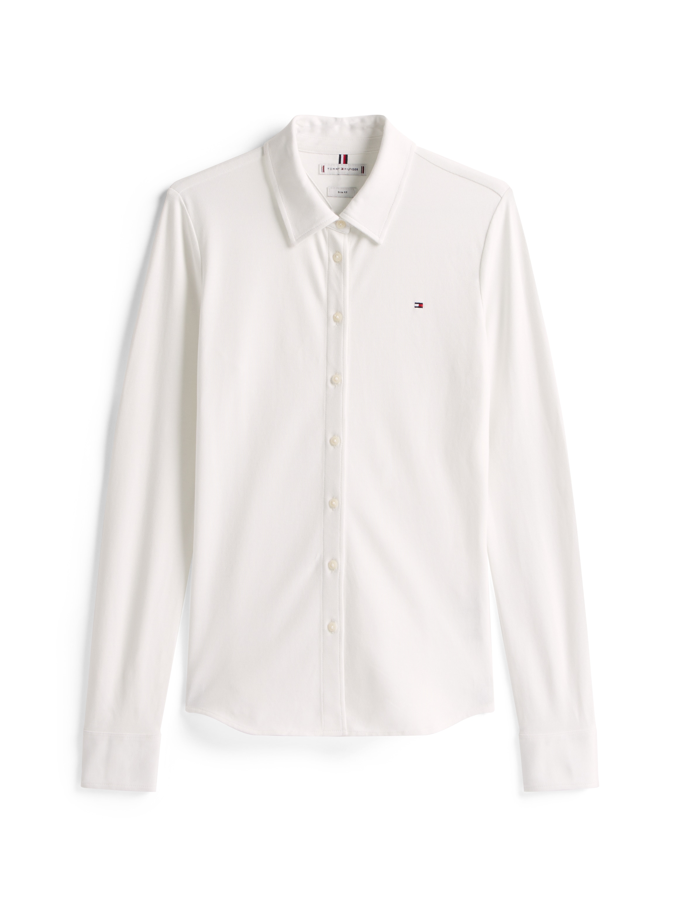 Tommy Hilfiger Poloshirt »1985 SLIM PIQUE BTN DOWN LS«