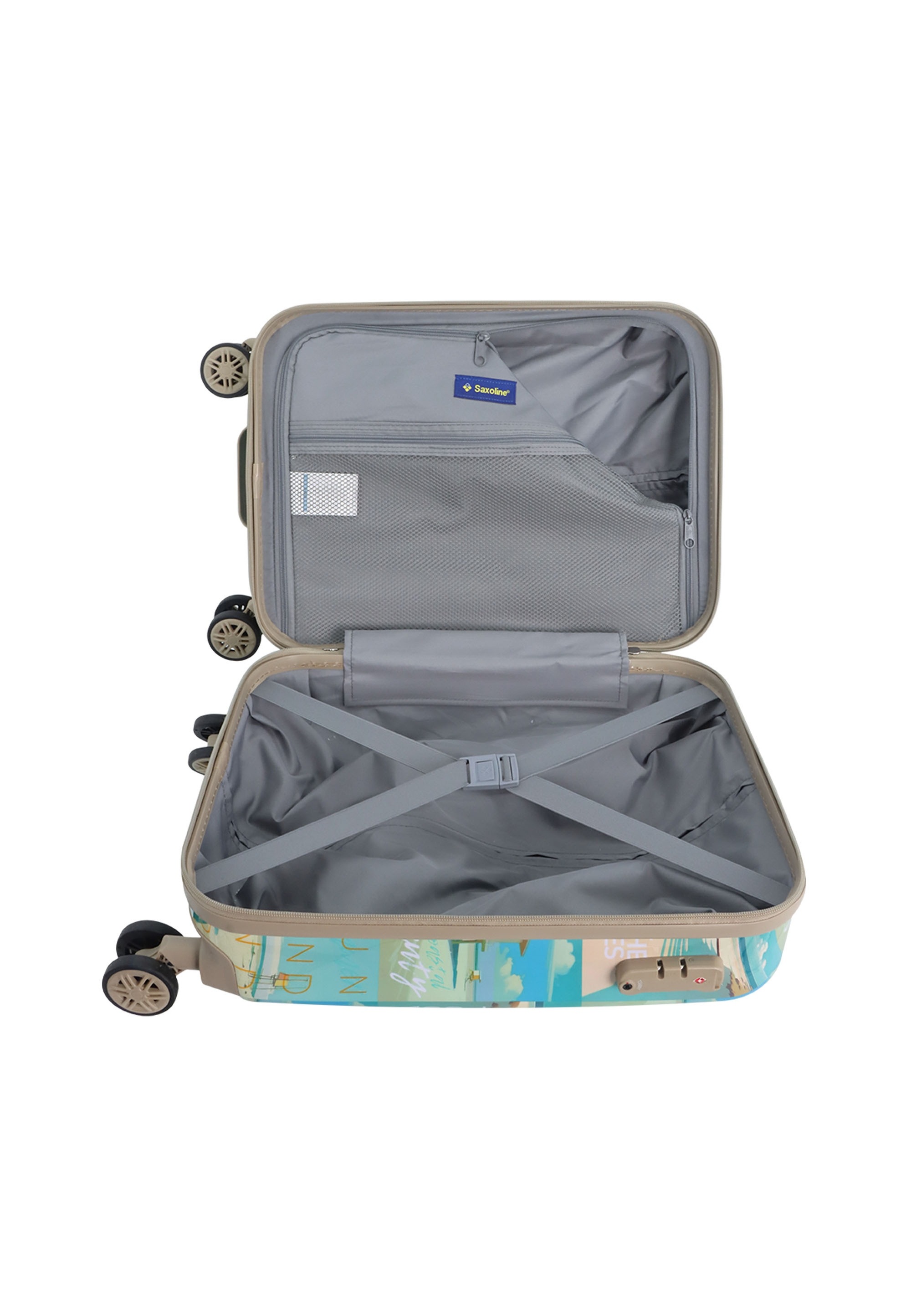 Saxoline® Koffer »Coastal Beauty« aus ABS/PC-Material