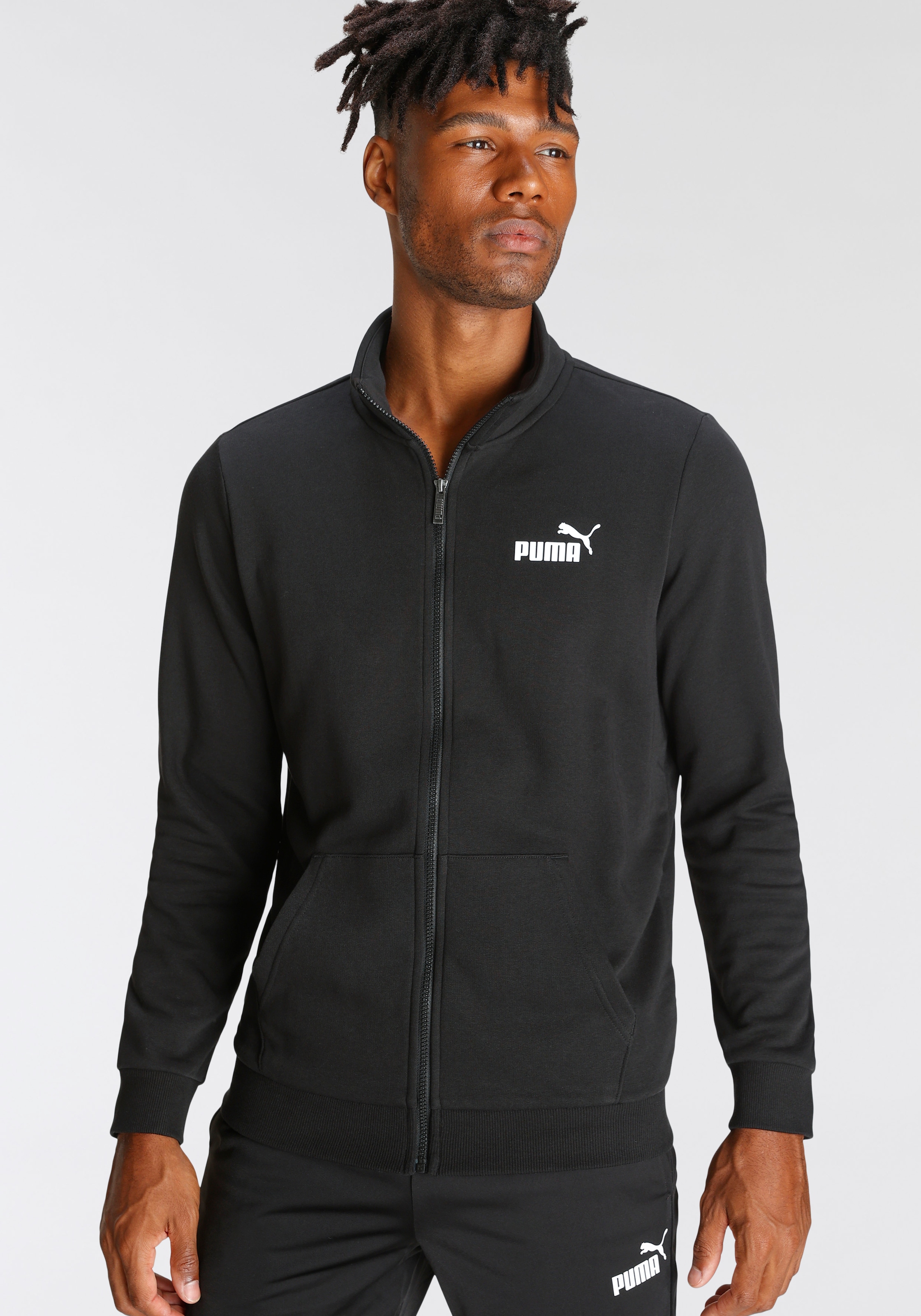 PUMA Trainingsjacke »ESS TRACK JACKET TR«, ohne Kapuze