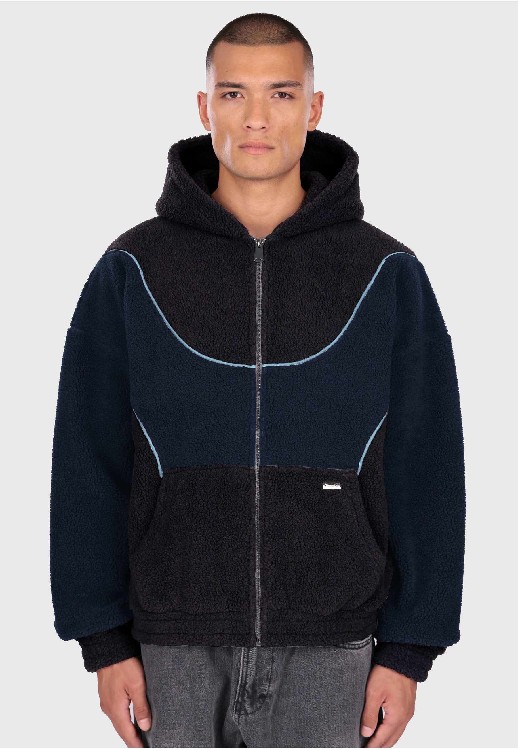 Dropsize Kapuzenpullover »Dropsize WAVY TEDDY ZIP HOODIE« 1