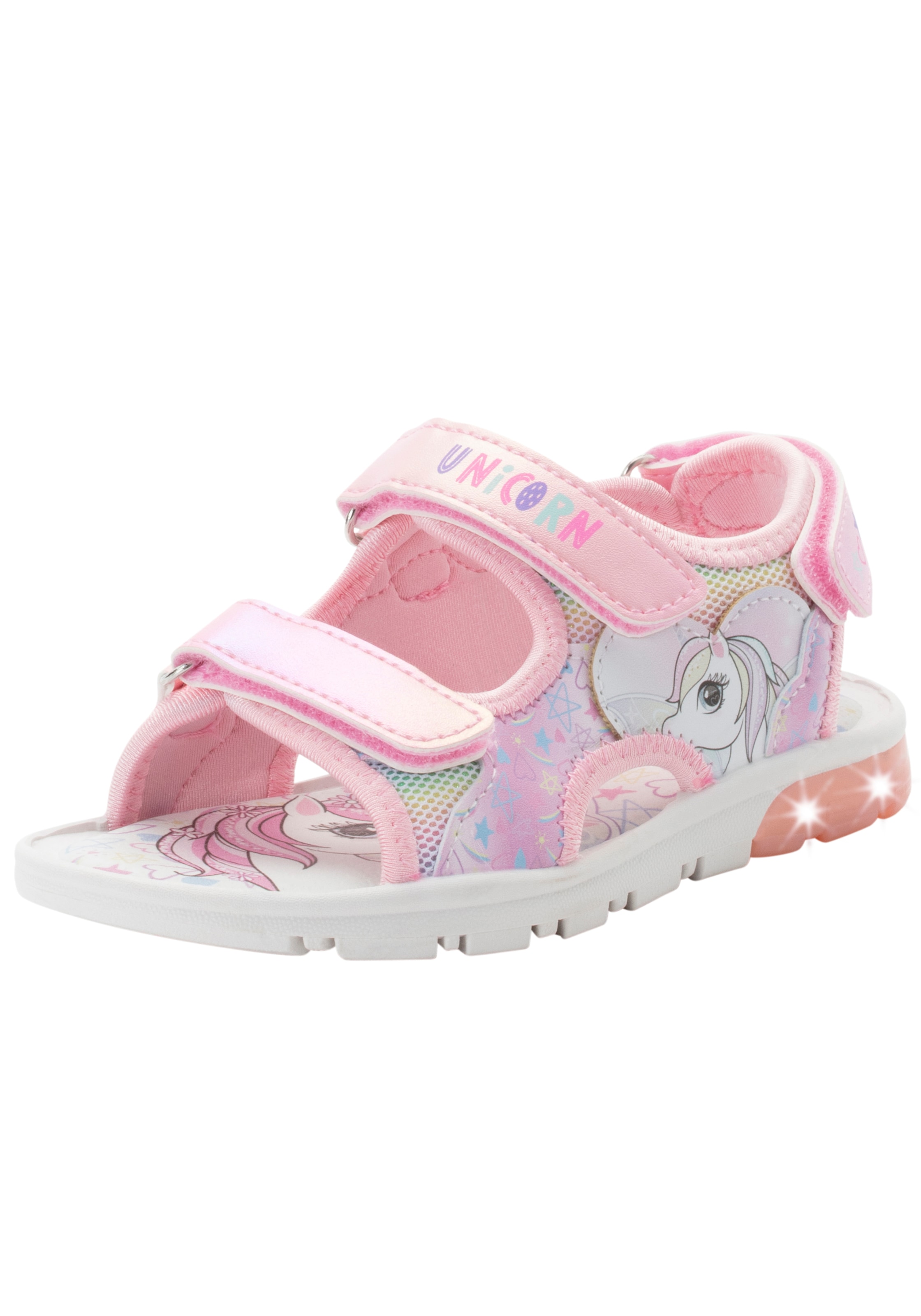 Disney Sandale »Unicorn«  mit cooler Blinkfunktion