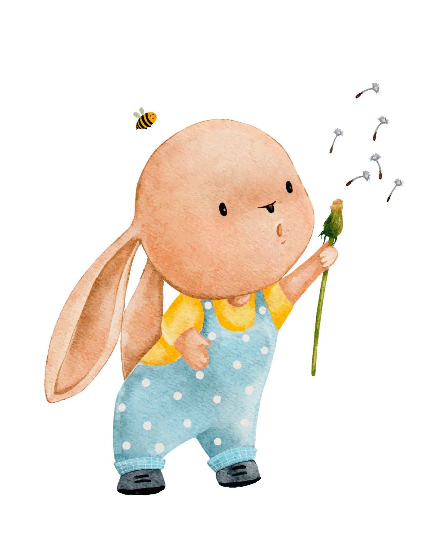 Lüttenhütt Poster "Hase mit Pusteblume", Fantasy-Hase-Hasen-Tiere, (1 St.), günstig online kaufen