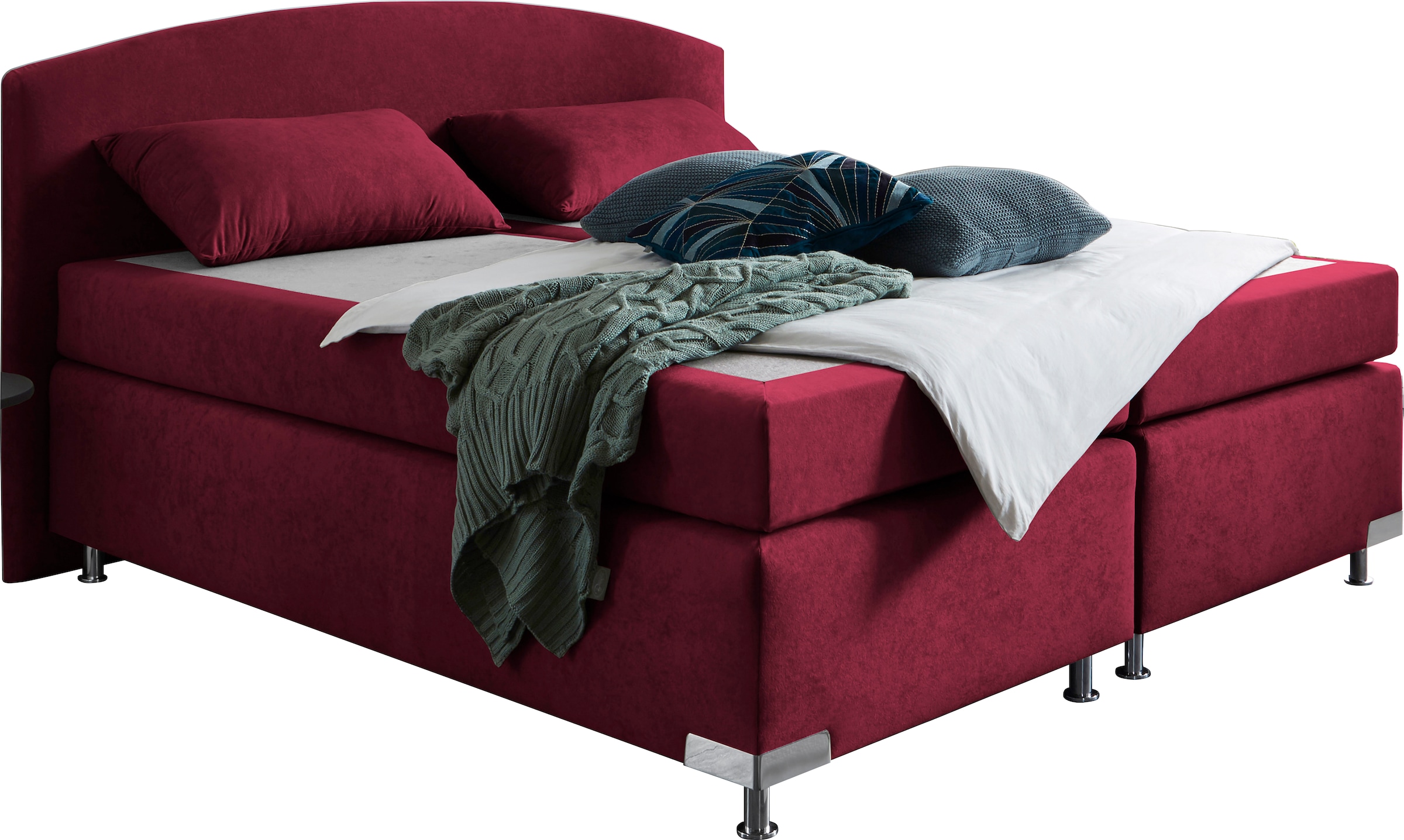 Westfalia Schlafkomfort Boxspringbett "Amsterdam in den Breiten 160x200, 18 günstig online kaufen
