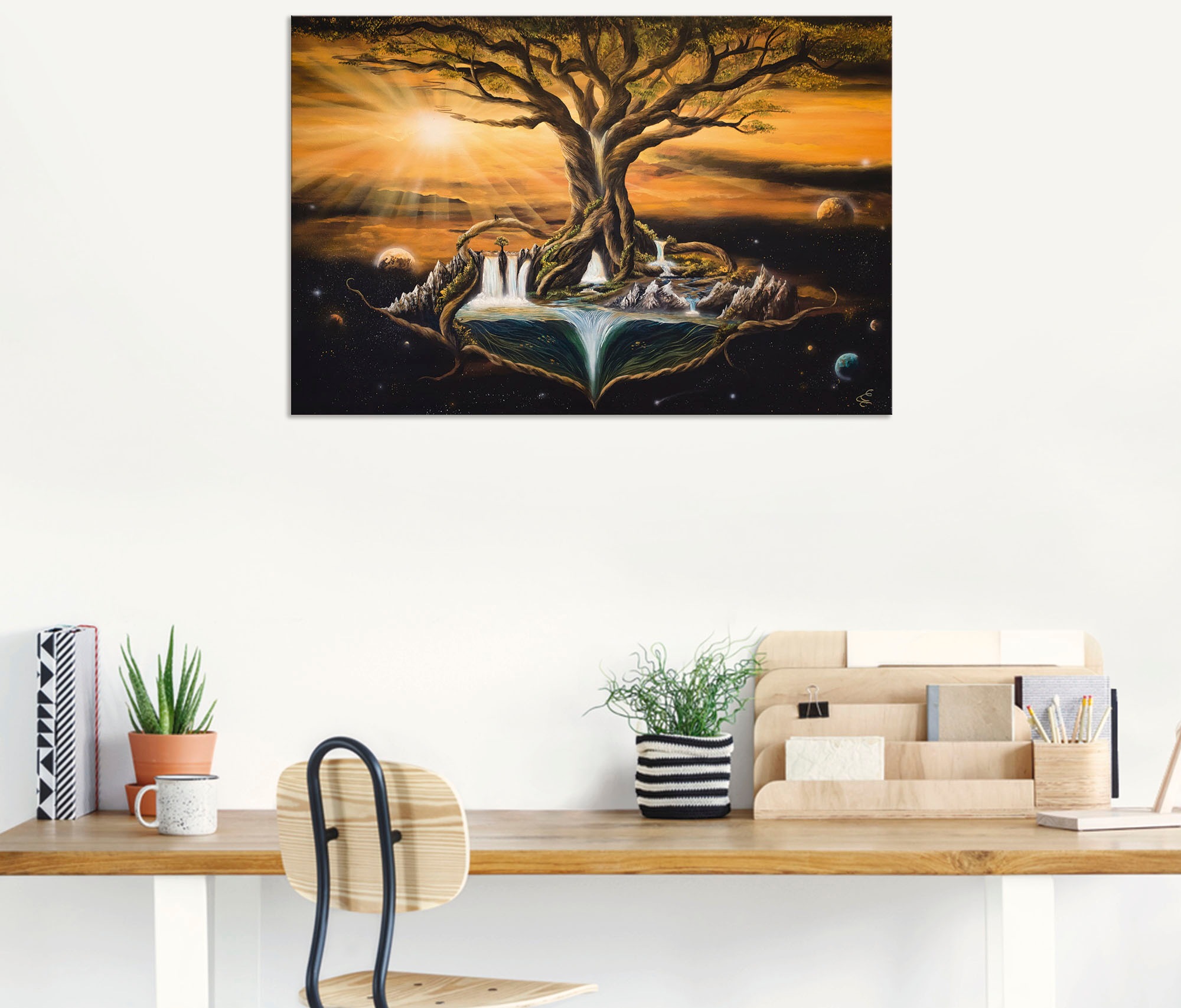 Artland Wandbild »Der Traum der Welten«, Landschaften, (1 St.), als Alubild, Outdoorbild, Poster, Wandaufkleber in verschied. Größen