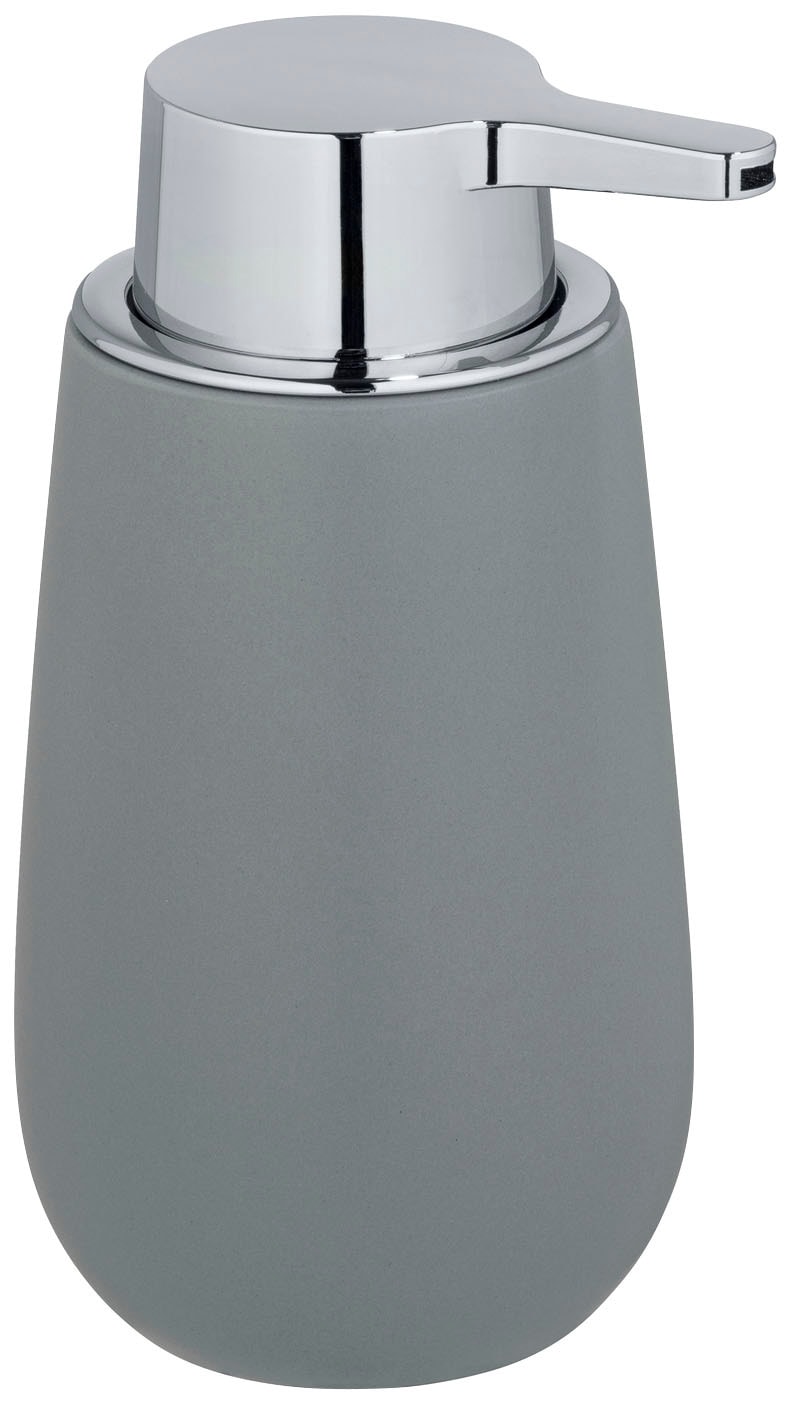 WENKO Seifenspender "Badi" Grau Keramik, 320 ml günstig online kaufen