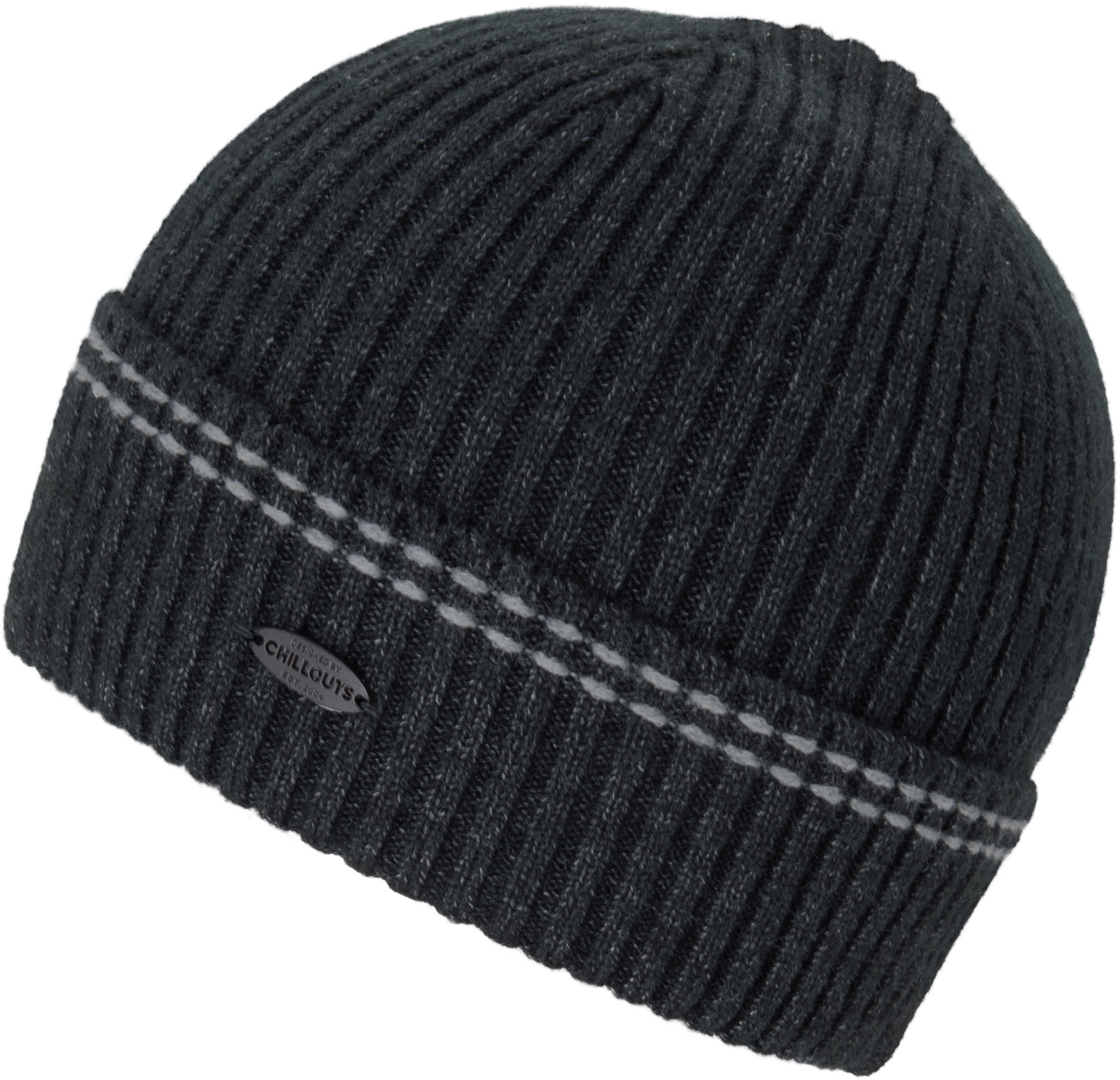 chillouts Beanie "Kiran Hat" mit Umschlag und Rippstrickoptik günstig online kaufen