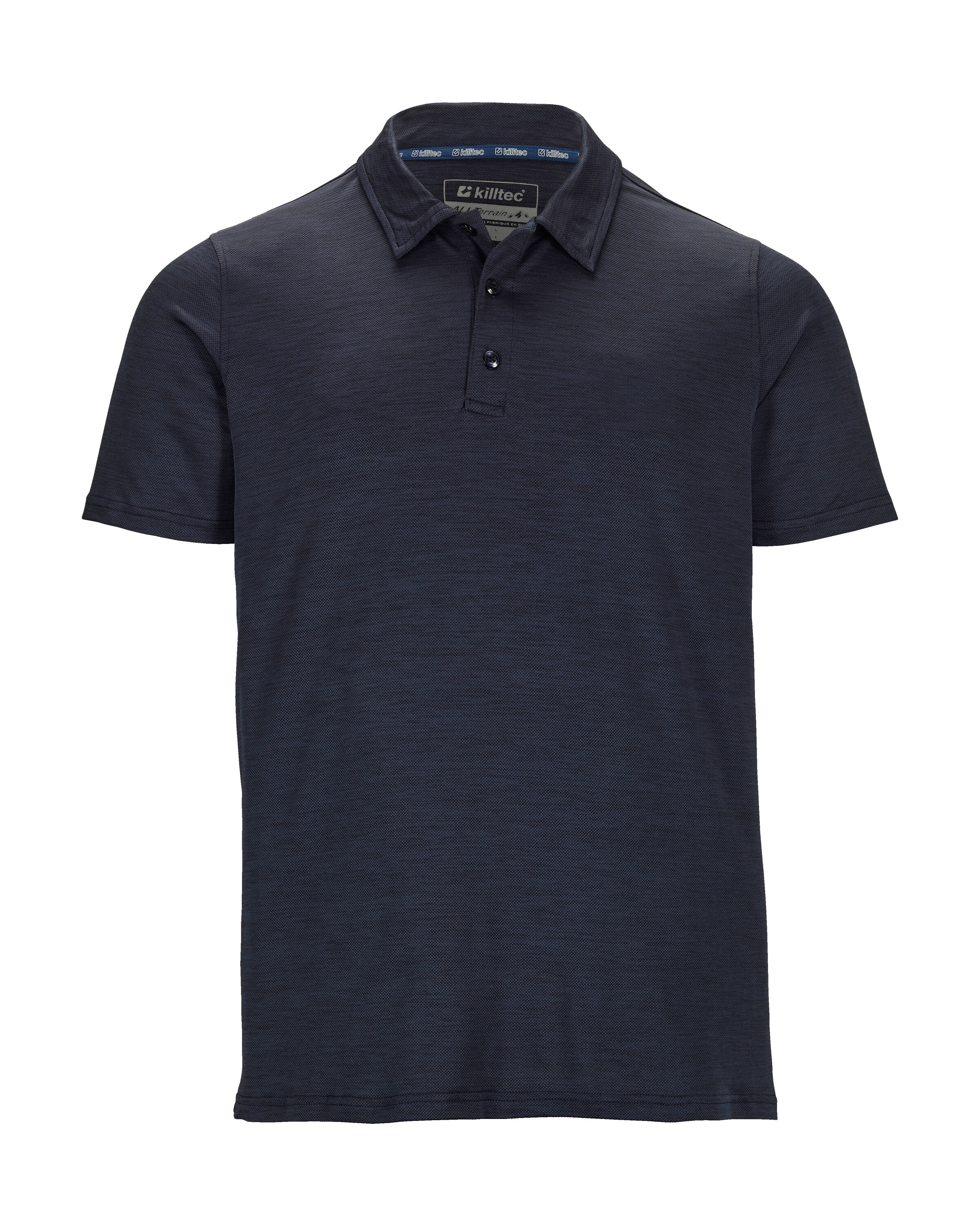 Killtec Poloshirt "MN PL SHRT" Feuchtigkeitstransportierendes, schnelltrocknendes Melange-Poloshirt