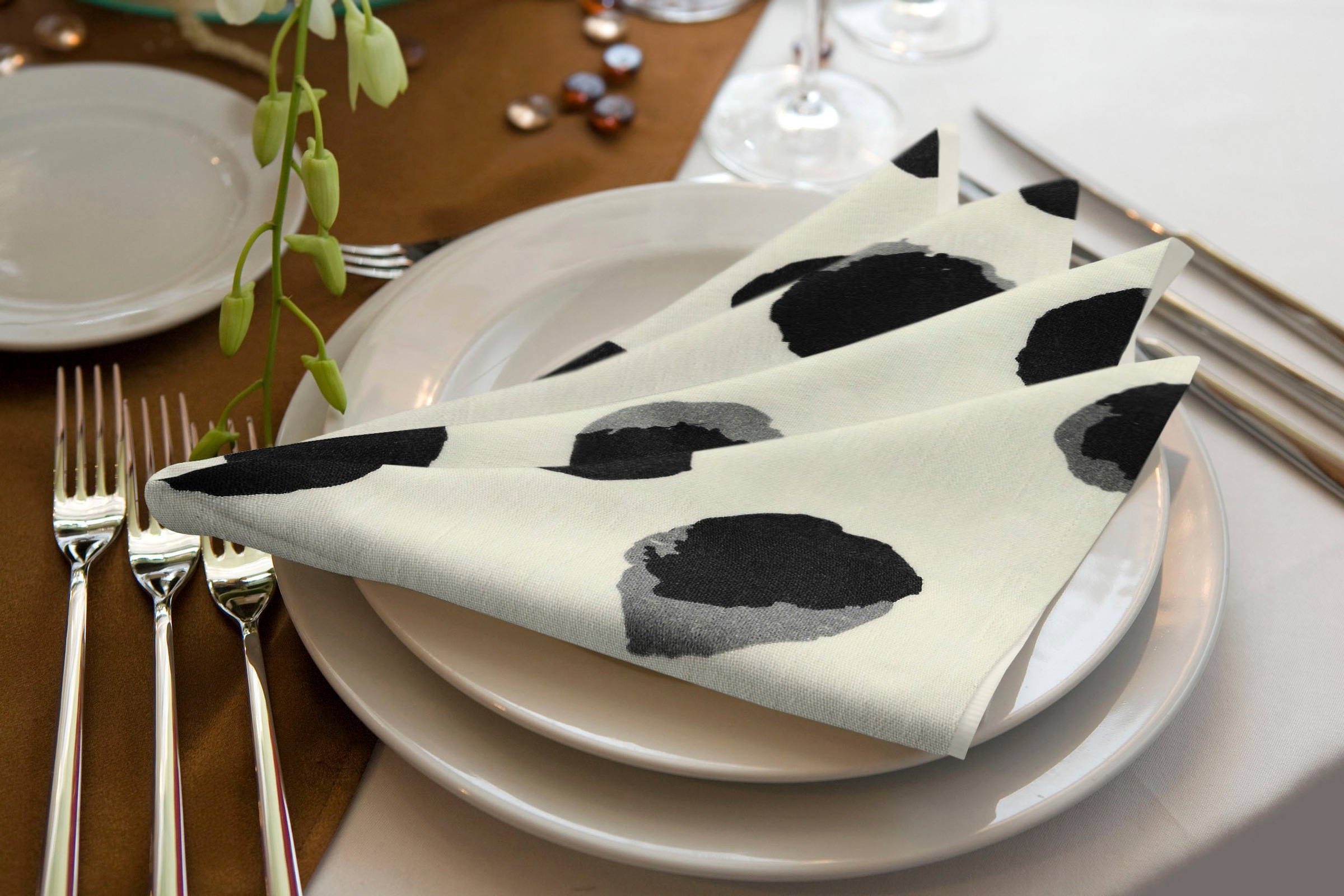 Adam Stoffserviette "Dots" aus Bio-Baumwolle,Made in Germany günstig online kaufen