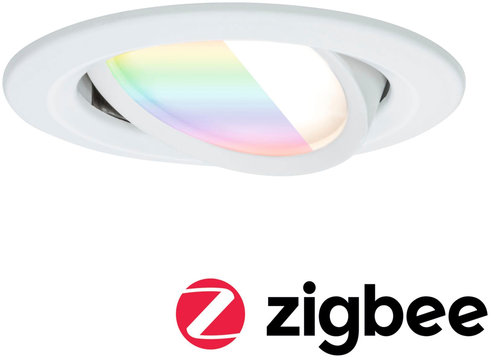 Paulmann LED Einbauleuchte »LED Einbauleuchte Nova Coin rund 84mm 50°«, 1 flammig, Leuchtmittel LED-Modul | LED fest integriert, Memoryfunktion, Farbwechsler, Farbsteuerung, Dimmer, Smart Home