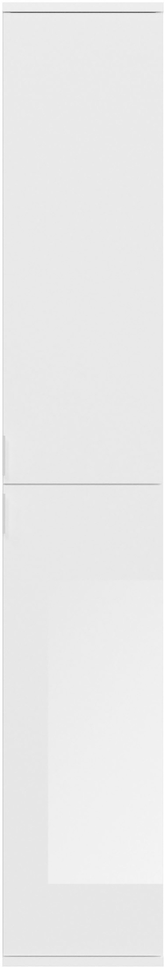 INOSIGN Garderoben-Set »Trondheim, Breite 121 cm, best. aus 3 Schränken, 8 Türen, 21 Fächer«, (Set, 3 St.), inkl. ausziehbarer Kleiderstange, Garderobenschrank, Kleiderschrank