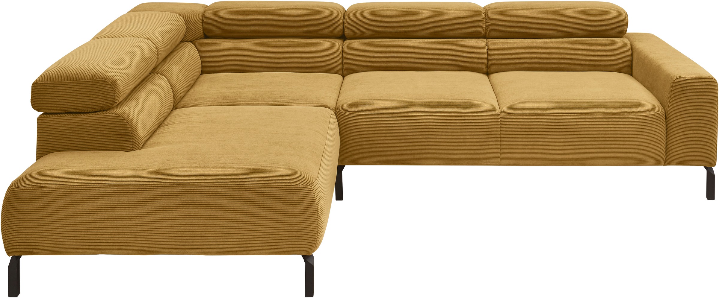 Home affaire Ecksofa "Antonelli, L-Form, inkl. Kopfteilverstellung, Breite günstig online kaufen