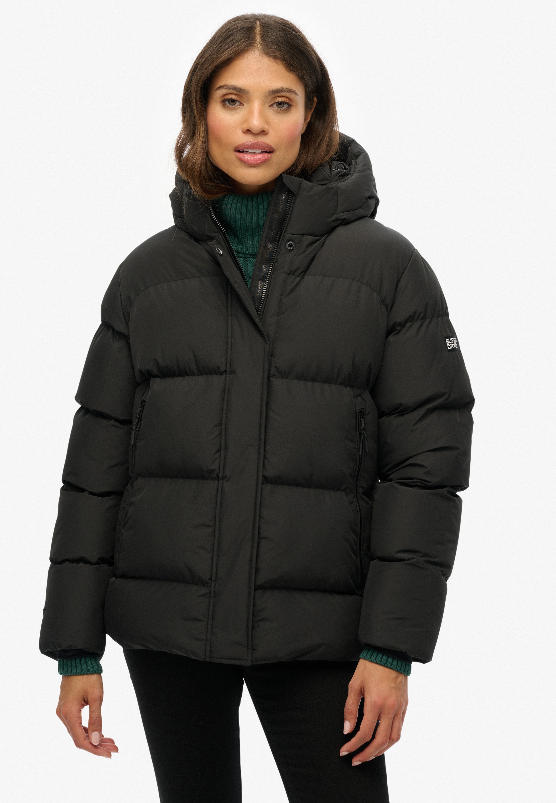 Superdry Steppjacke "HOODED 5 BAFFLE SPORTS PUFFER", mit Kapuze günstig online kaufen