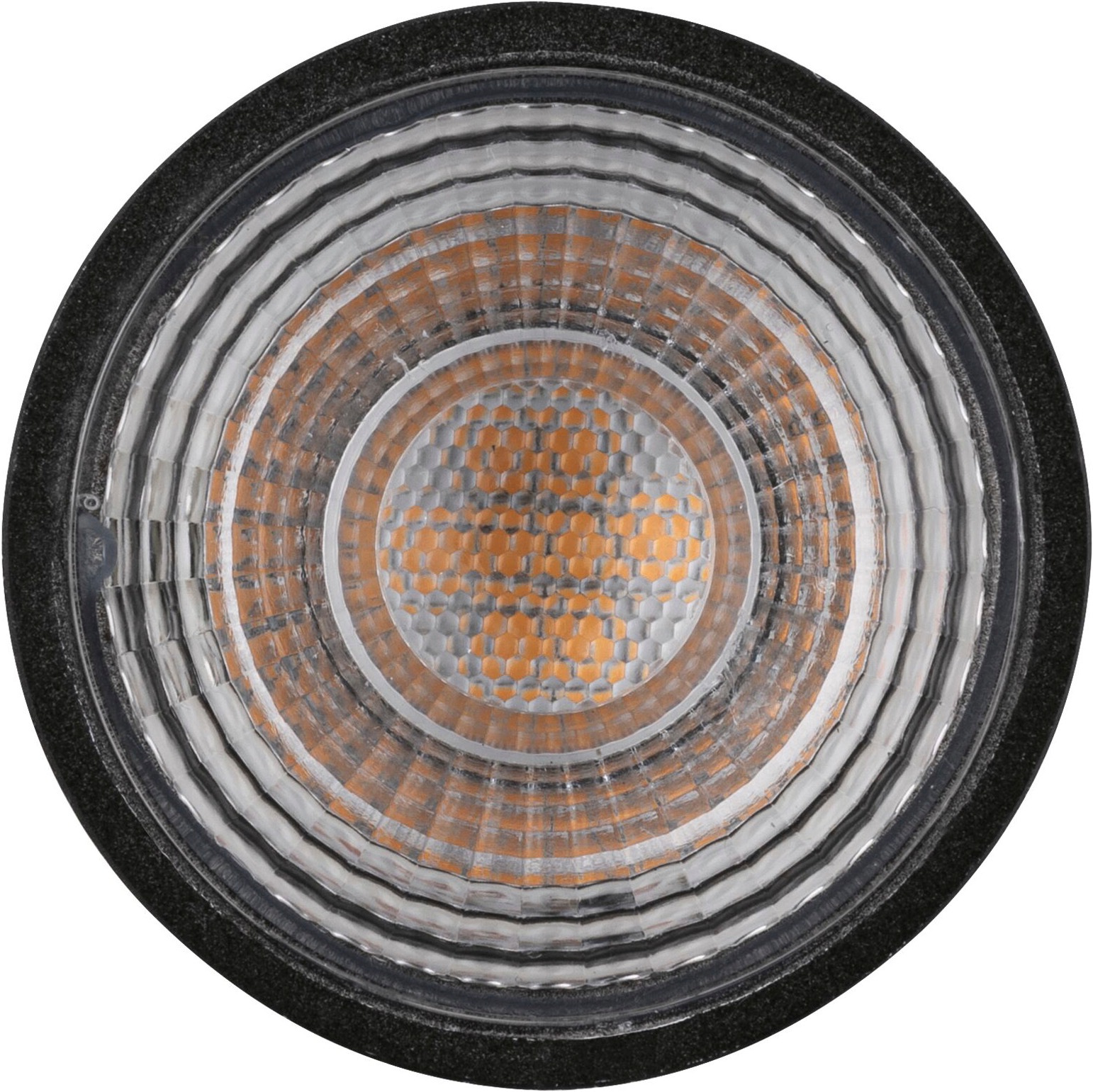 Paulmann LED-Leuchtmittel »750lm 2700K 36° schwarz matt dim 8W 230V RAL9004« GU10 1 Stk. Warmweiß Dimmbar