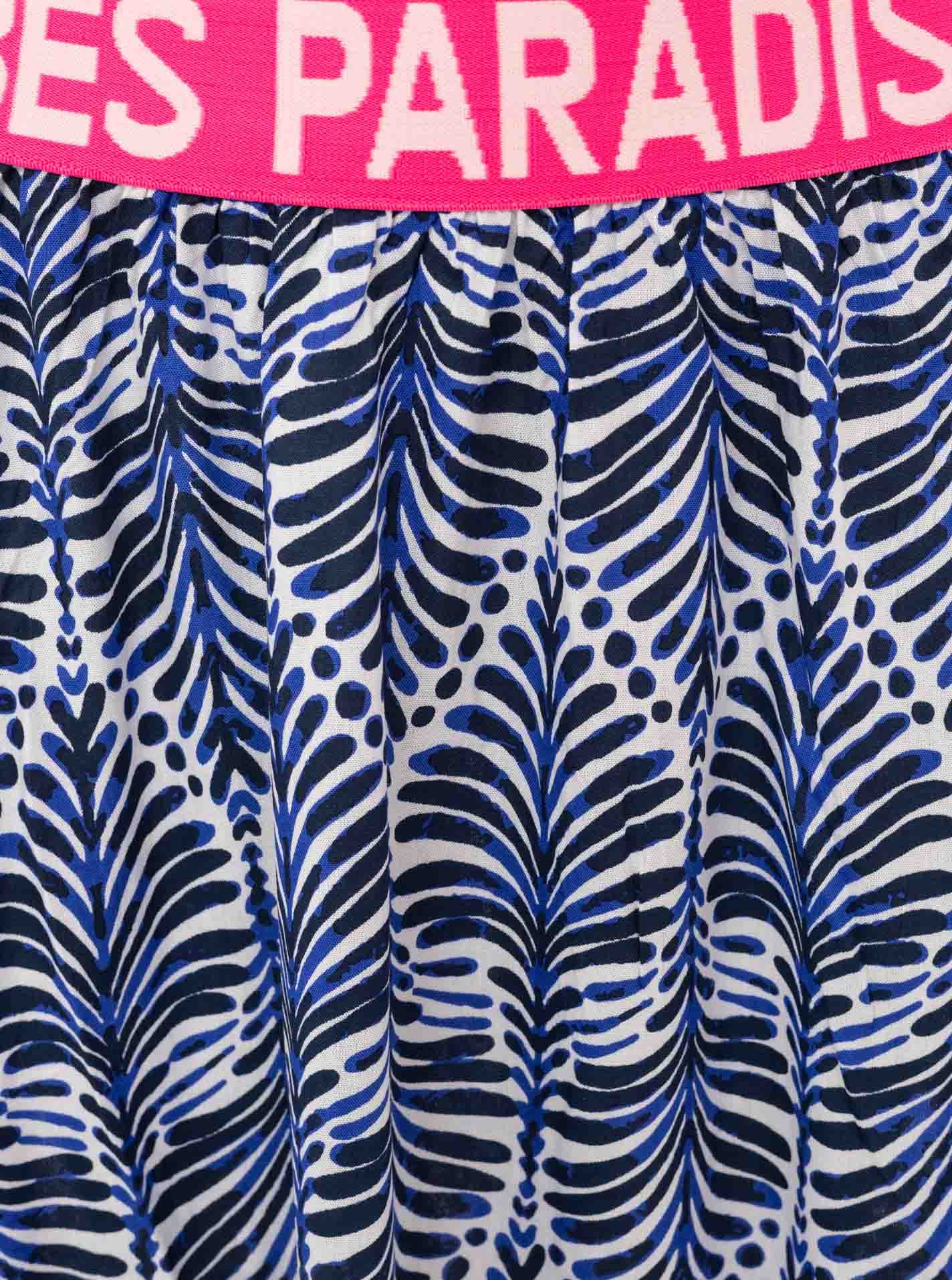 Zwillingsherz Maxirock ""Jungle Leaves"" Blättermotiv, Gummizug mit Schrift günstig online kaufen