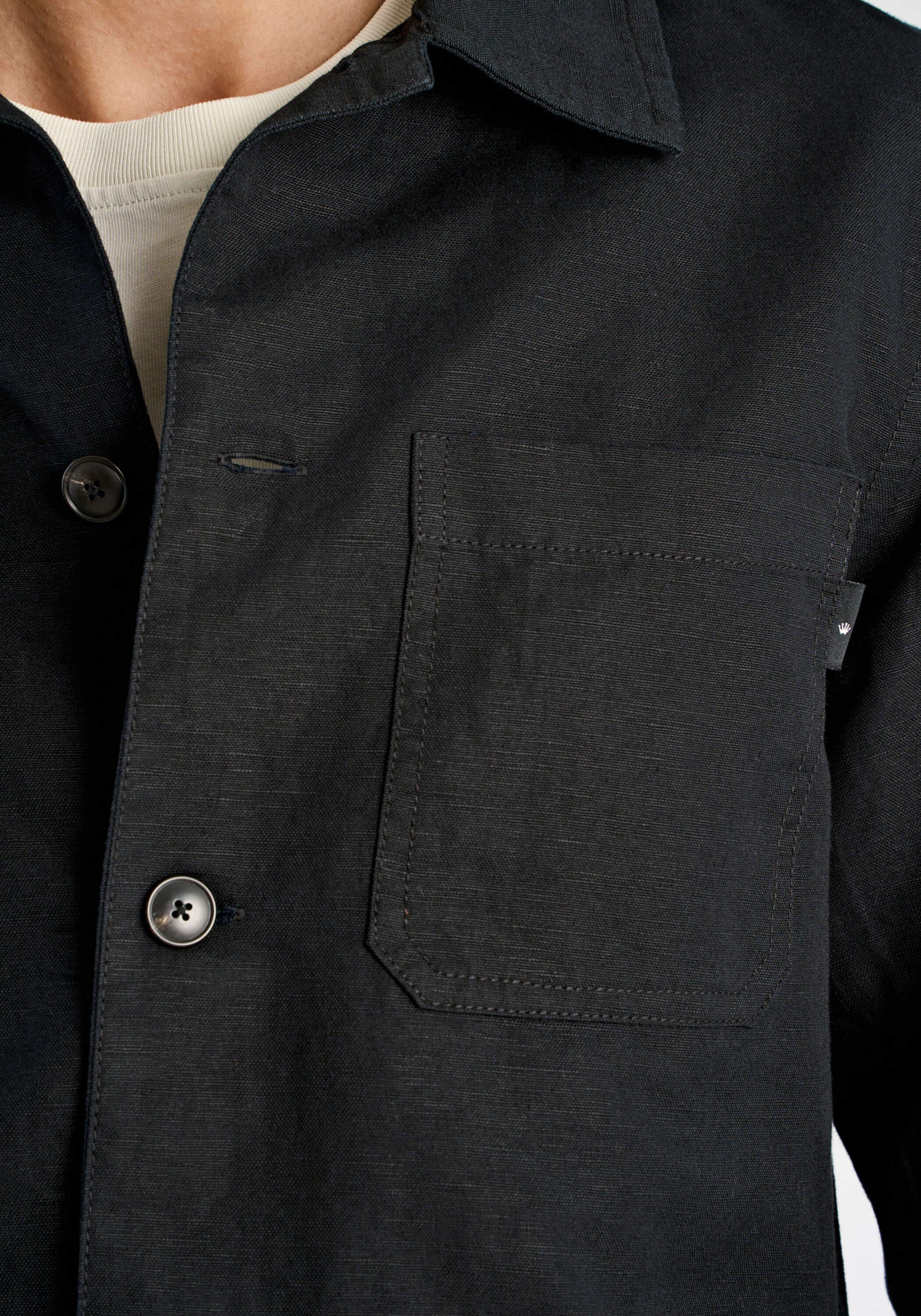 JUNK de LUXE Hemdjacke »Hemdjacke Modern Fit«