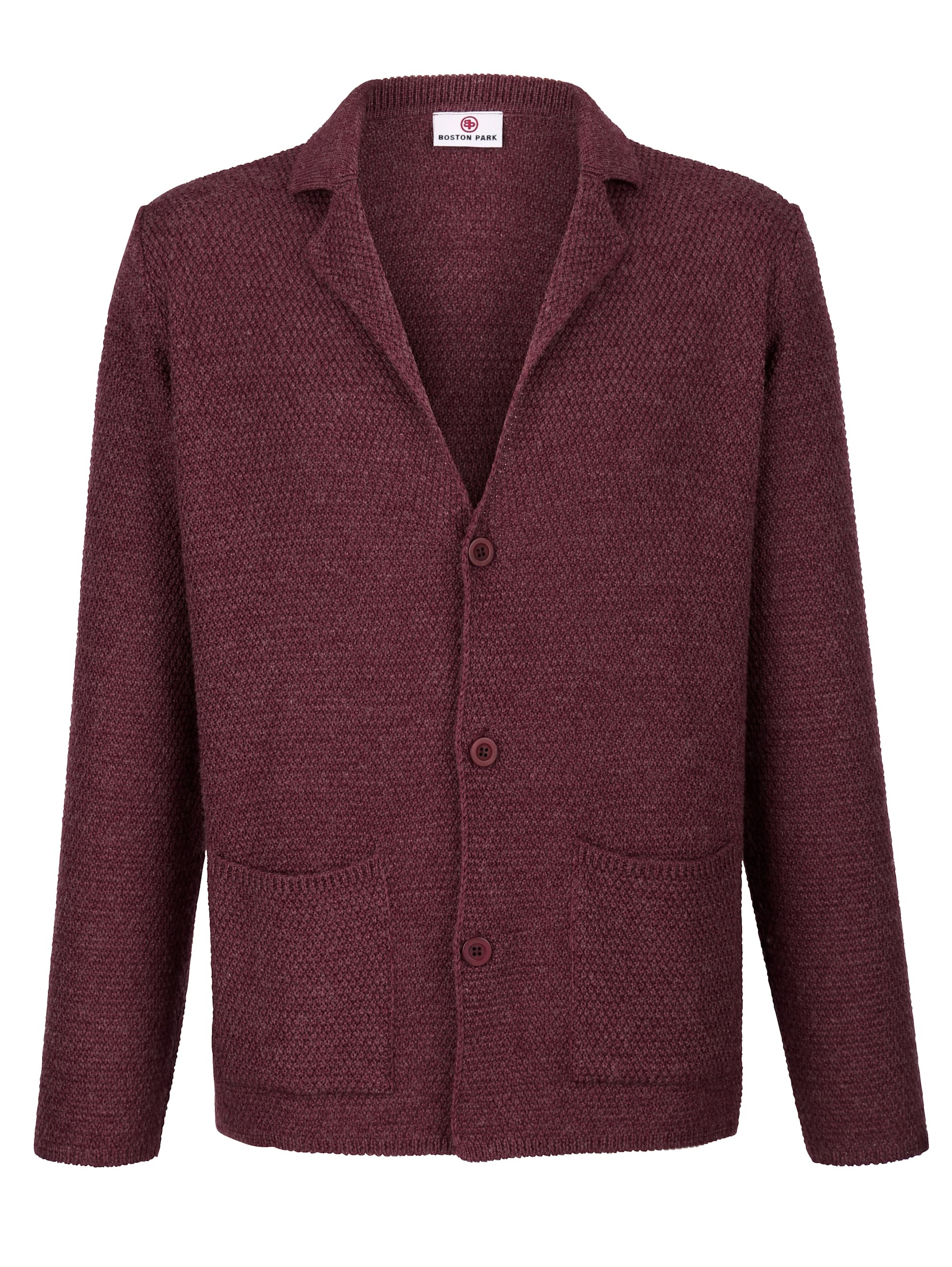 Strickjacke in Reiskorn-Strick