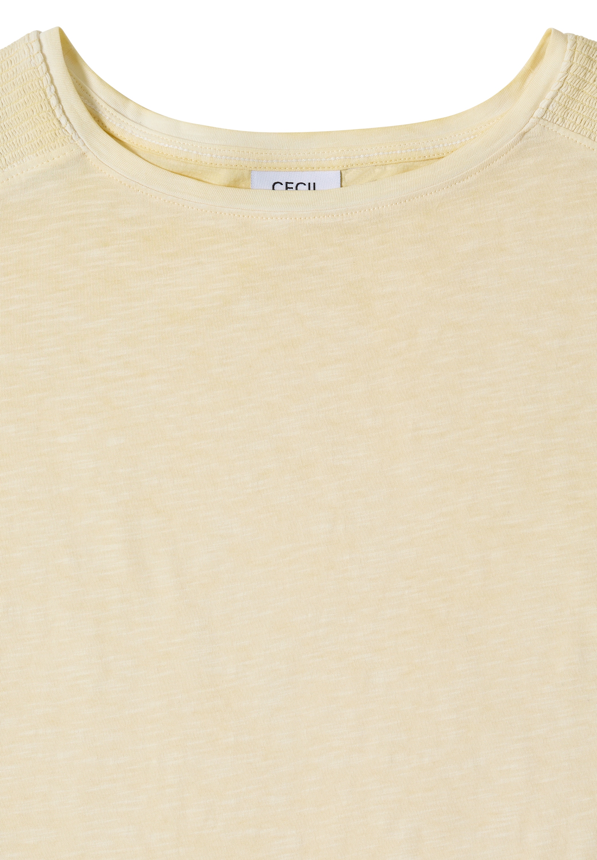 Cecil T-Shirt aus Jersey in Unifarbe