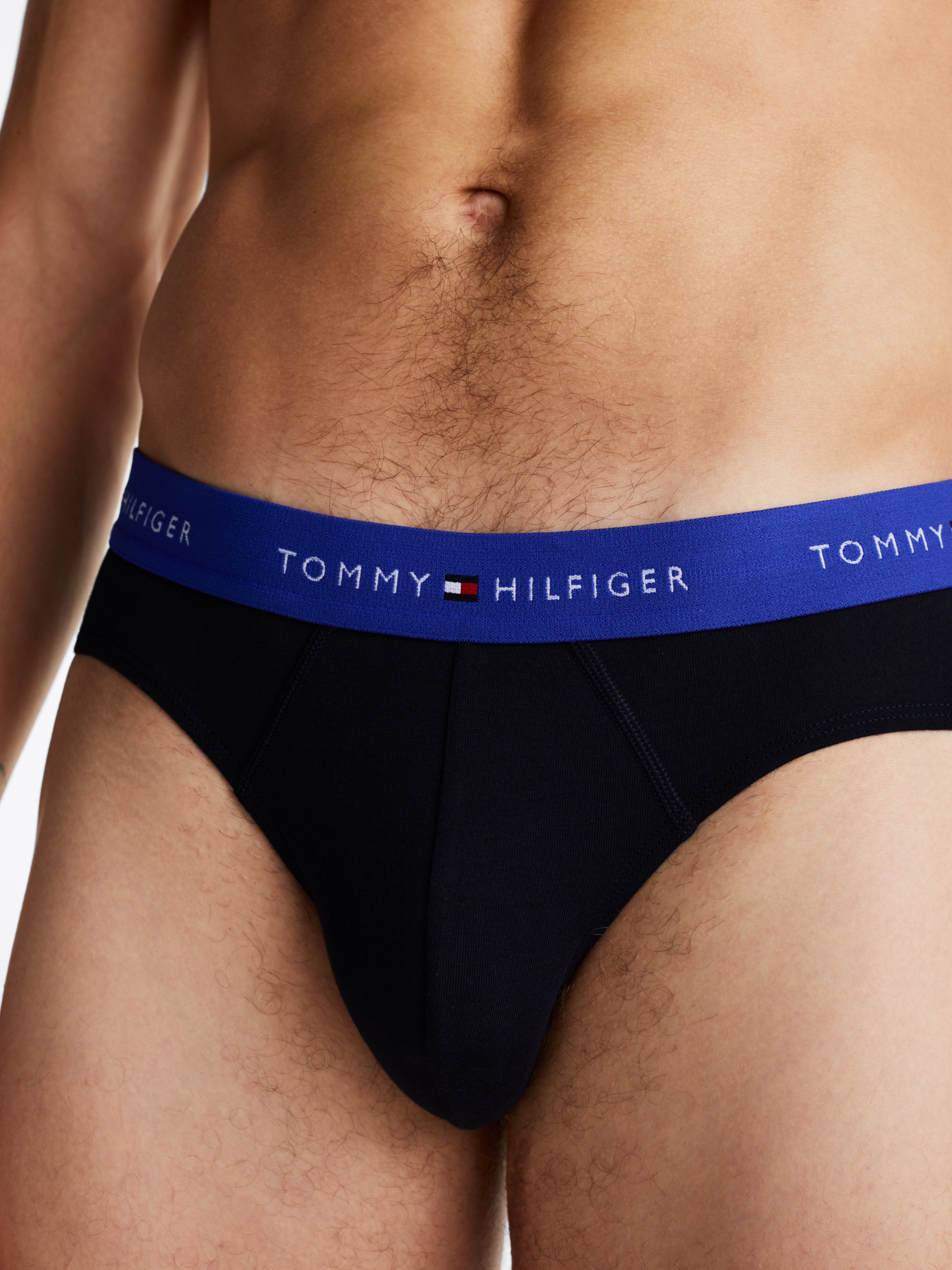 Tommy Hilfiger Underwear Slip »3P BRIEF WB«, (Packung, 3 St., 3er), mit Logobund