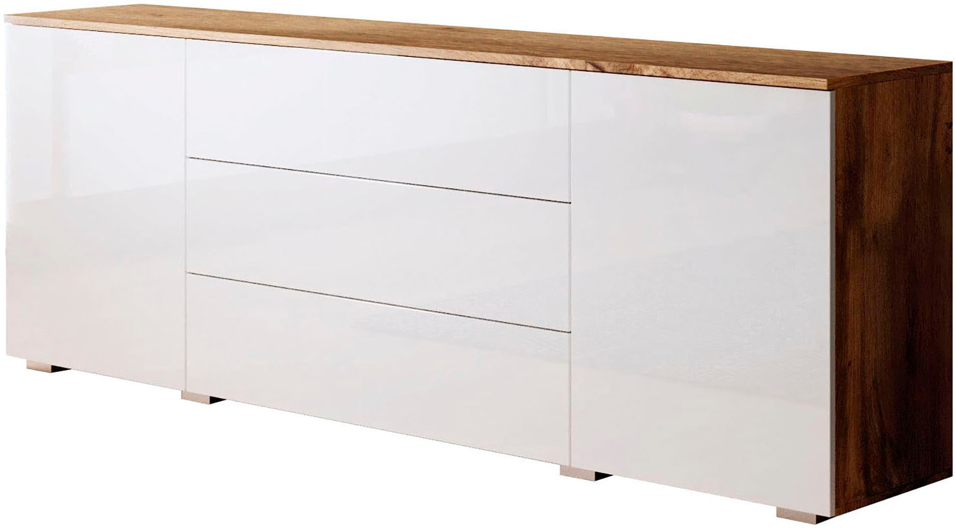 OTTO home Sideboard "PARIS" 1 Stk. tlg. Moderne 150cm breite grifflose Kommode, vielseitig einsetzbar