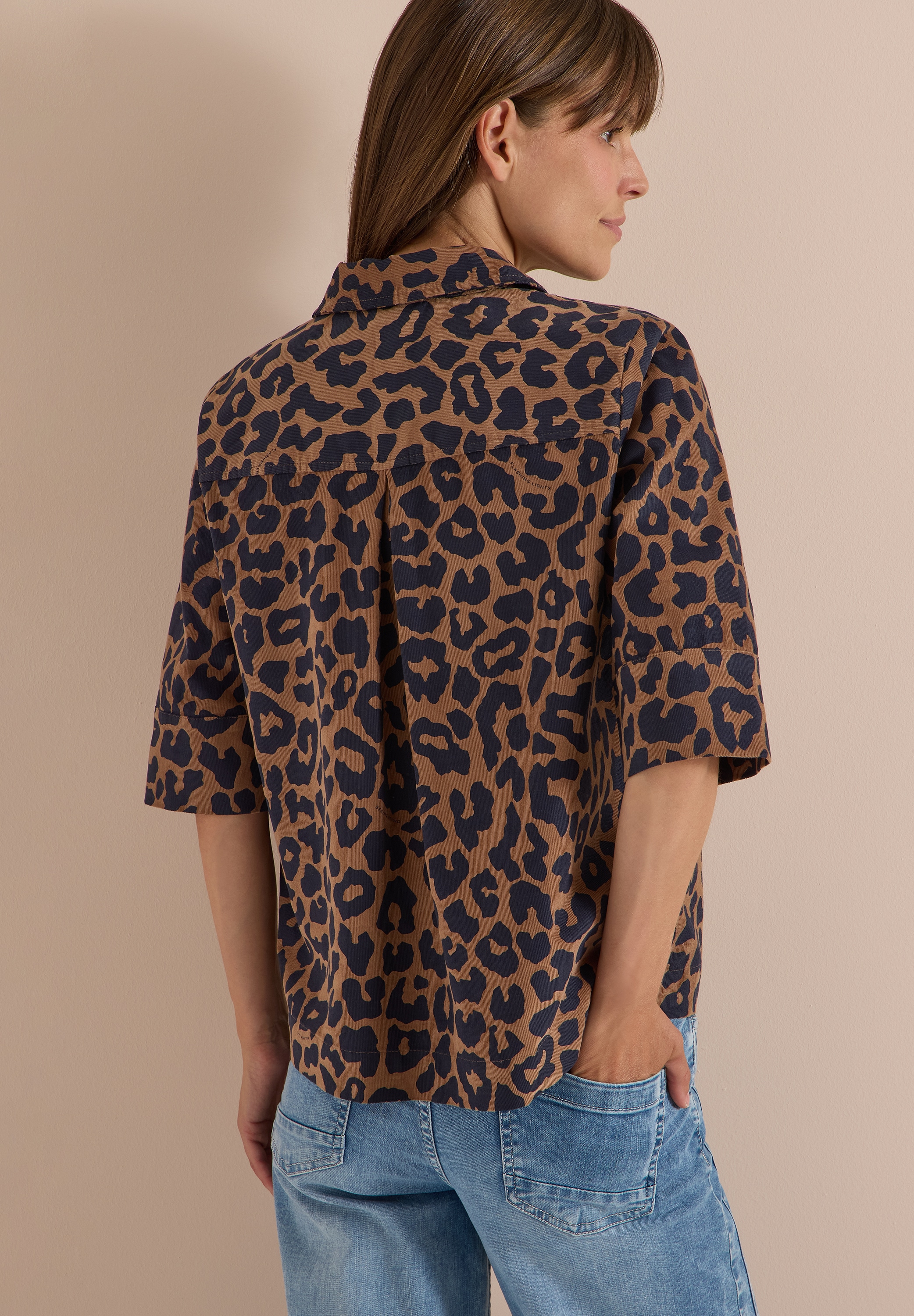 Cecil Hemdbluse Animal-Print, Baumwollqualität