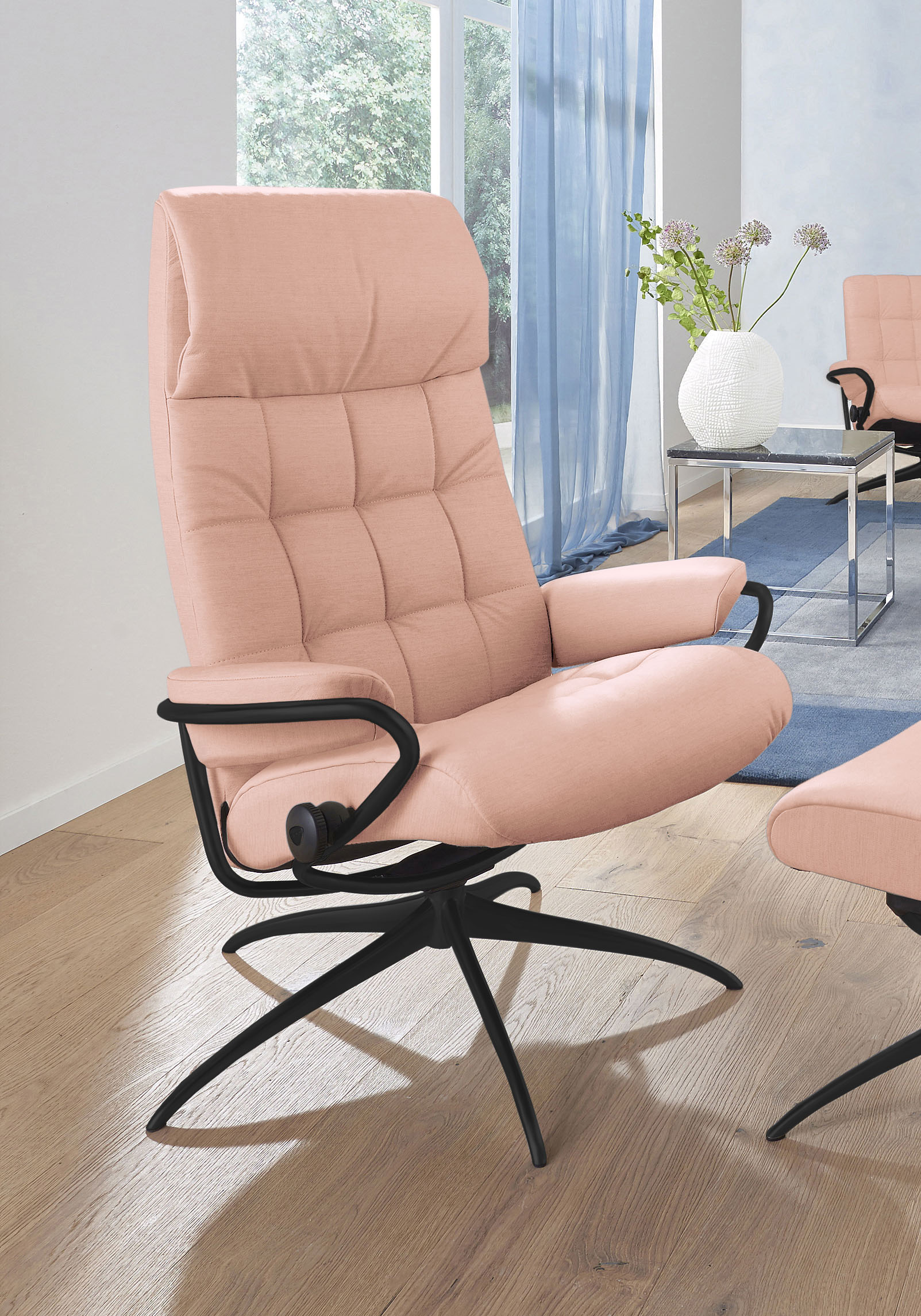 Stressless Relaxsessel "London", High Back, mit Star Base, Gestell Schwarz günstig online kaufen