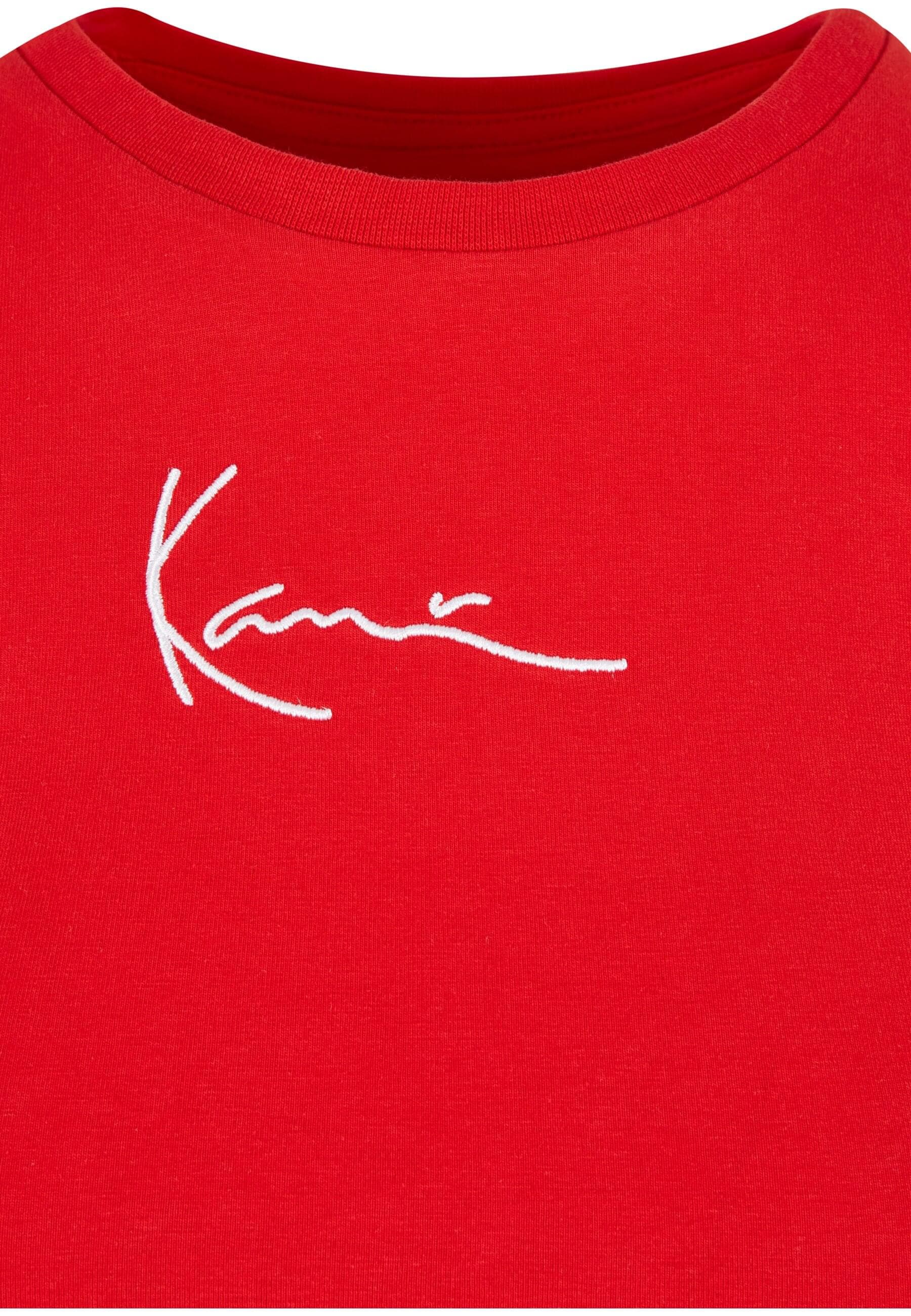 Karl Kani T-Shirt »Karl Kani Damen KKWQ22002RED Small Signature Short Tee«, (1 tlg.)