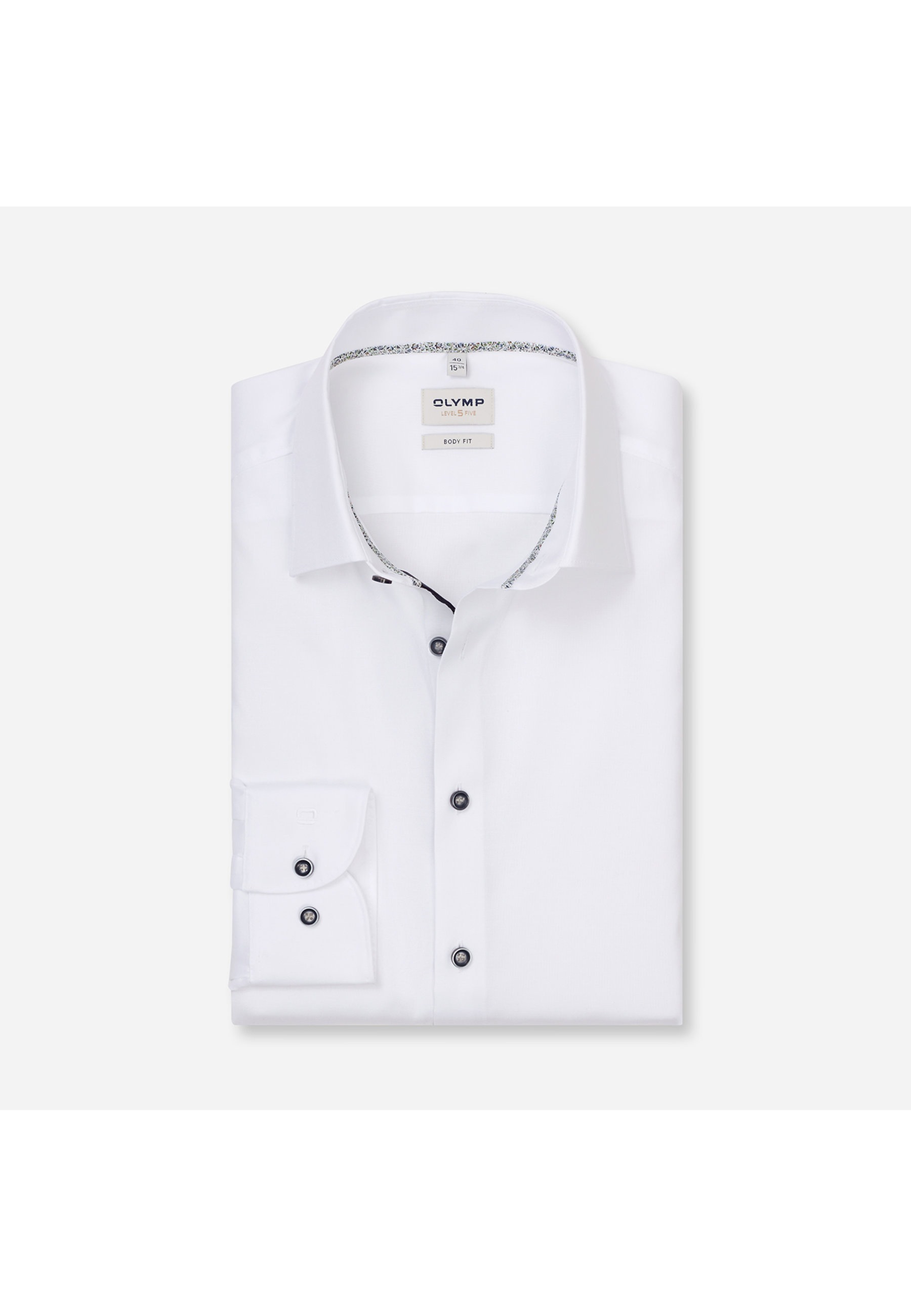 OLYMP Level Five Shirt Body Fit White 37 7