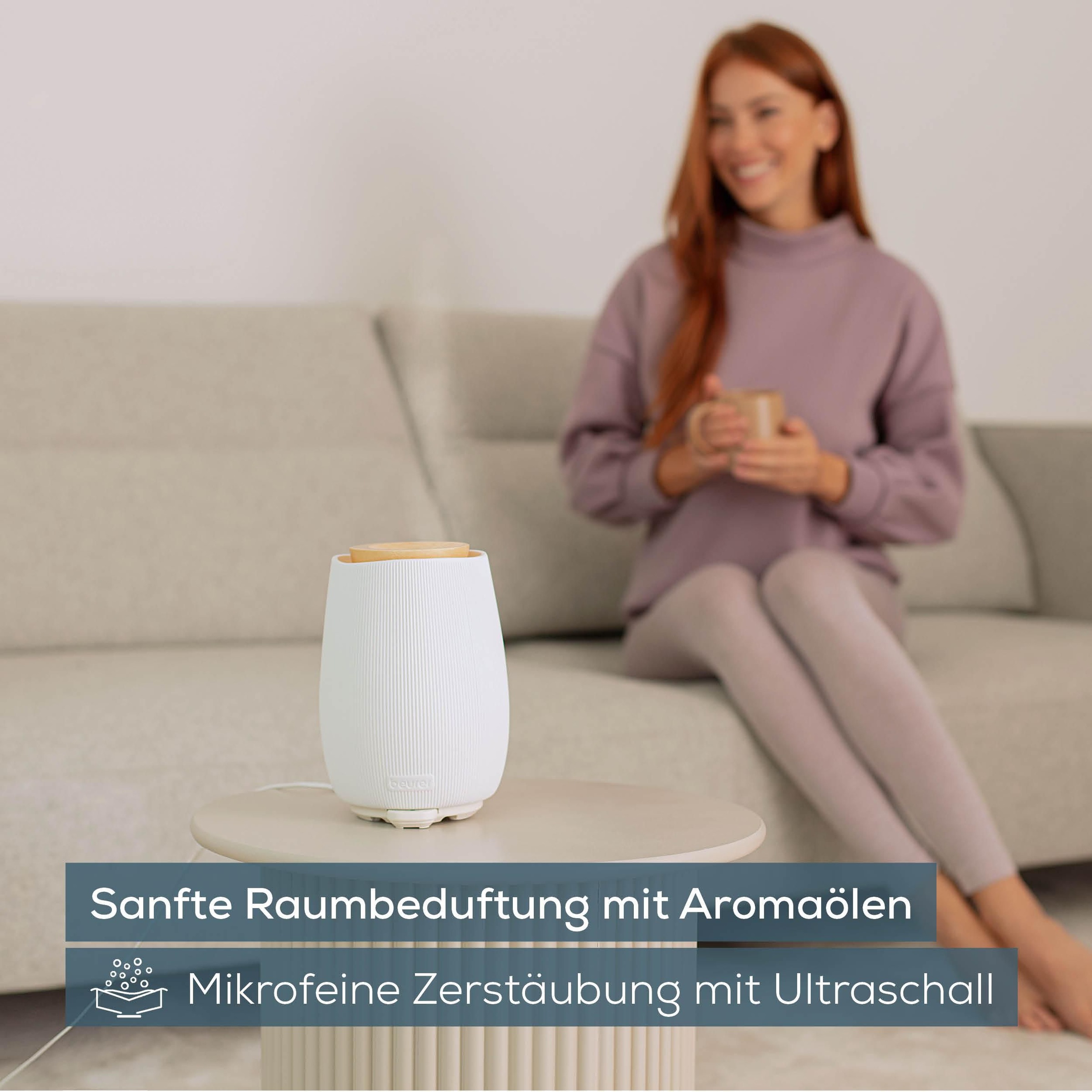 BEURER Diffuser "LA 45 Aroma Diffuser mit zweistufiger Vernebelung" 0,14 l günstig online kaufen
