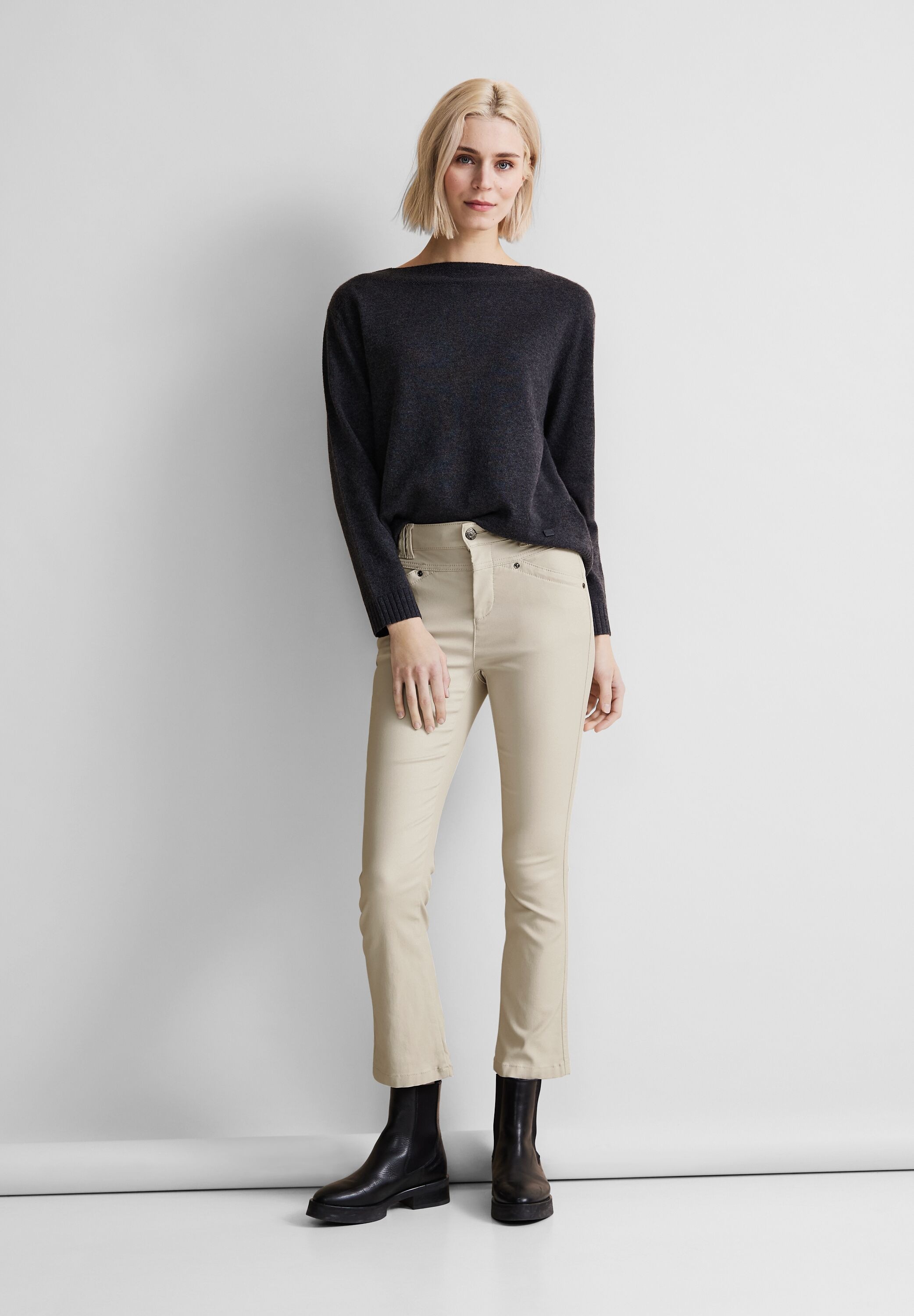 STREET ONE Bootcuthose, High Waist bestellen | BAUR