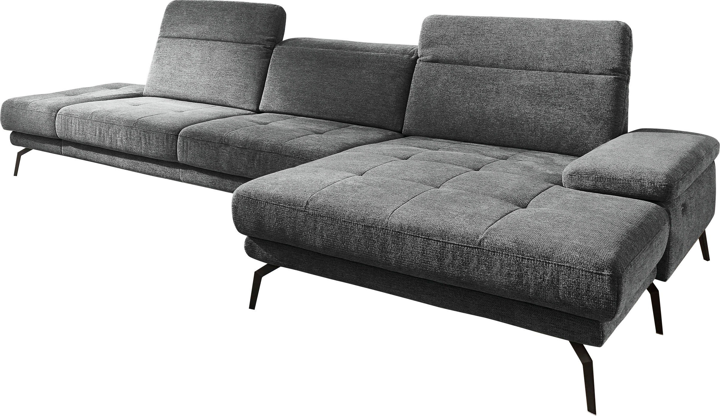 Die PlanBar Ecksofa "MP-IN20126 L-Form mit Federkern-Polsterung", mit Kopft günstig online kaufen
