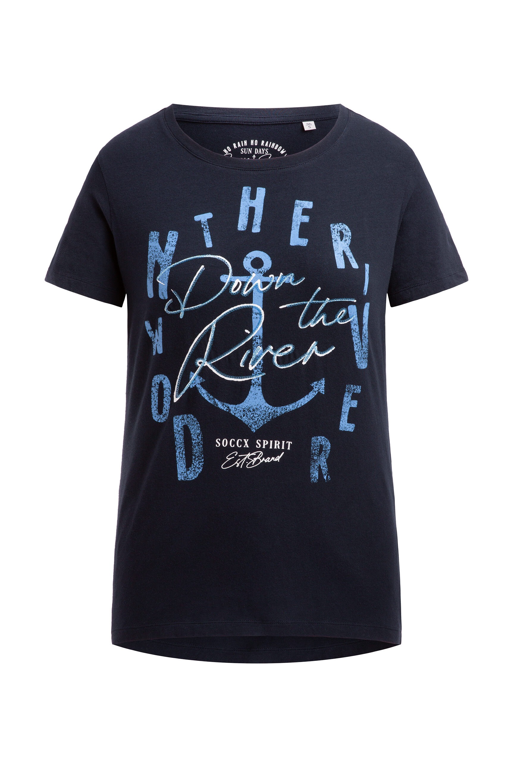 SOCCX Rundhalsshirt mit Baumwolle